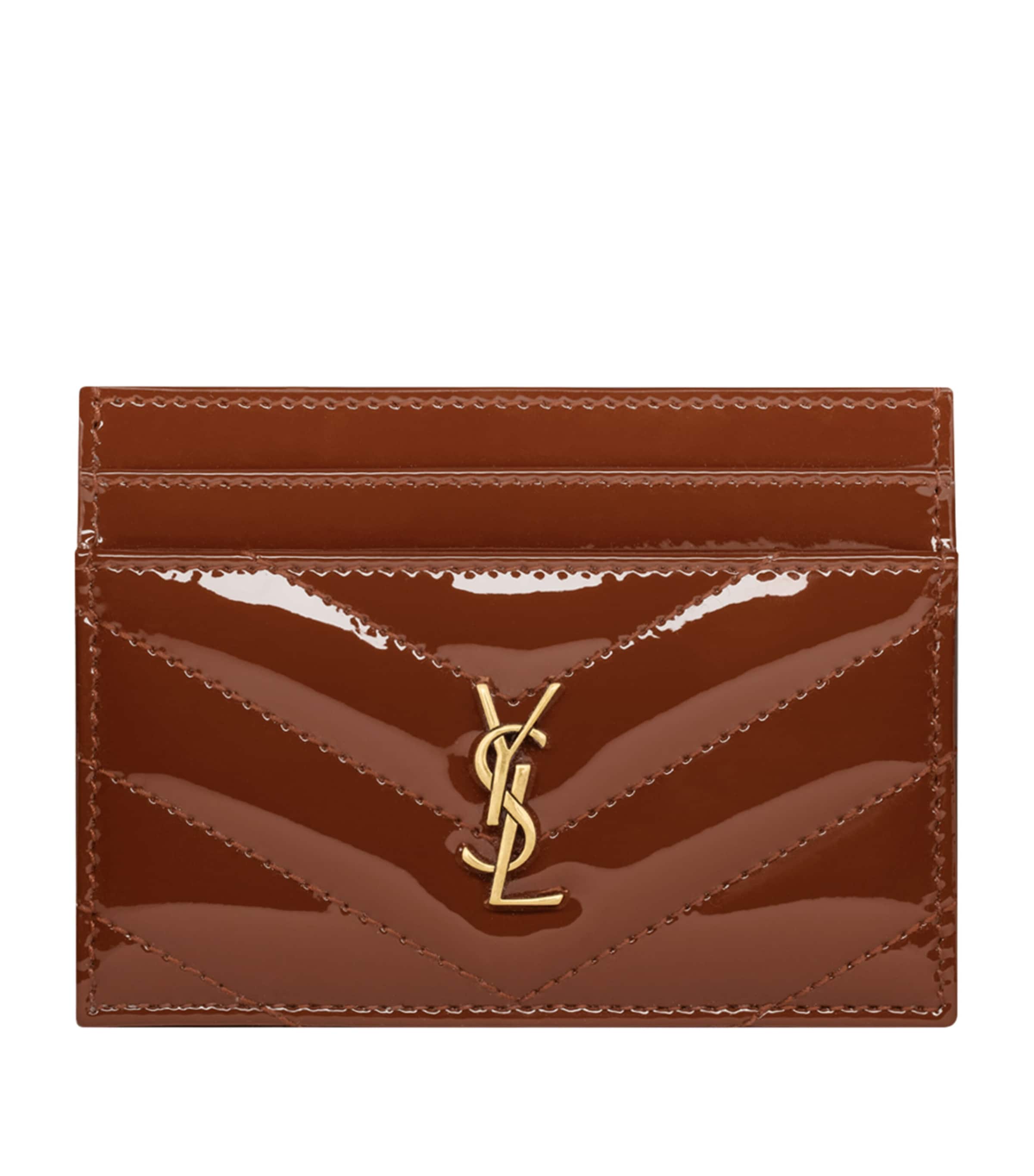 Saint Laurent Cassandre Patent Card Holder