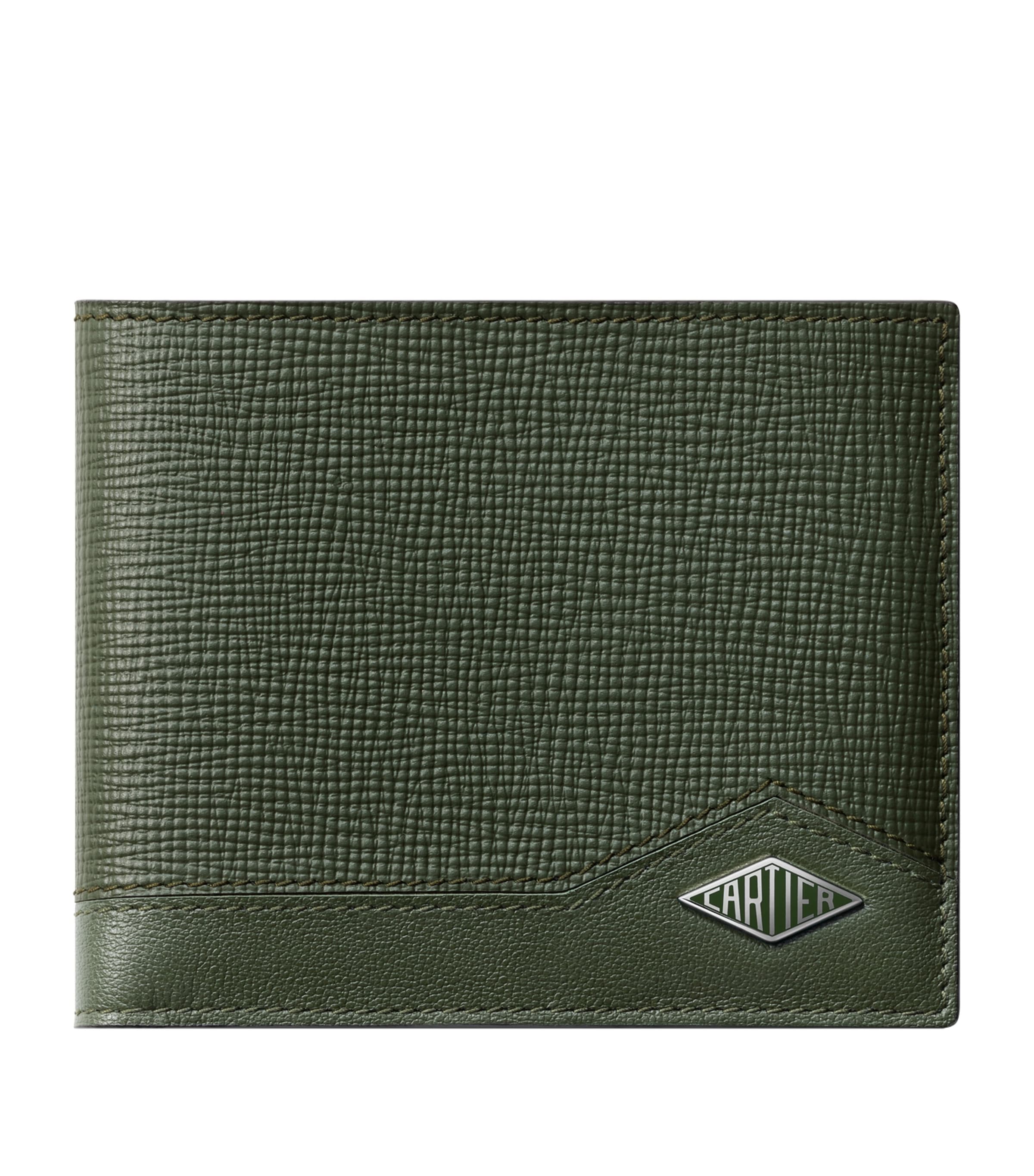 Cartier Cartier Losange Bifold Card Holder Green