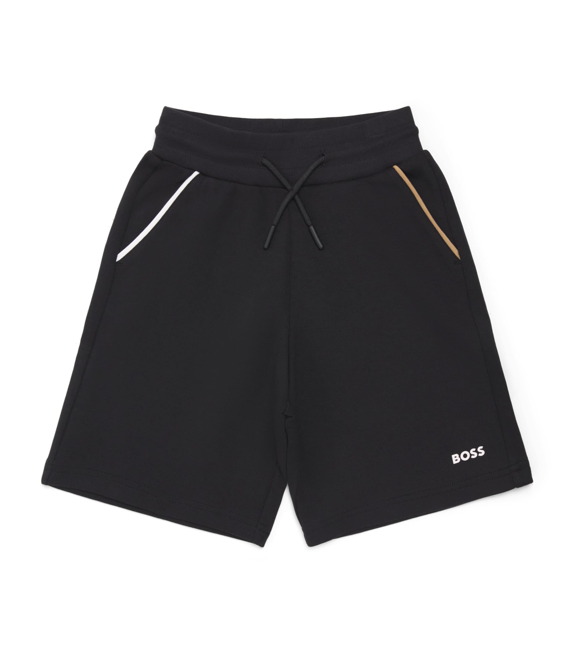 BOSS Kidswear Stretch-Cotton Logo Sweatshorts (4-16 Years) Black