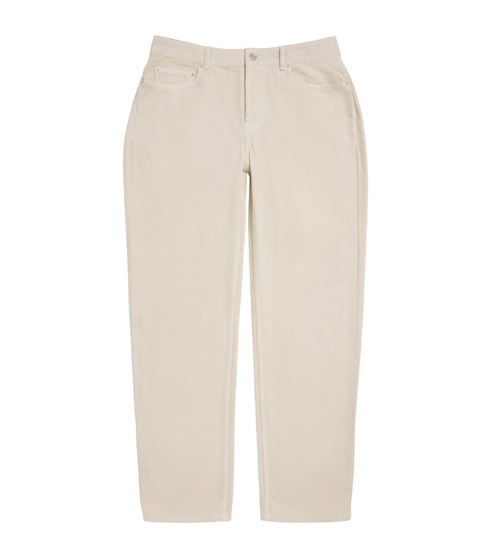 Cotton Corduroy 5-Pocket Trousers