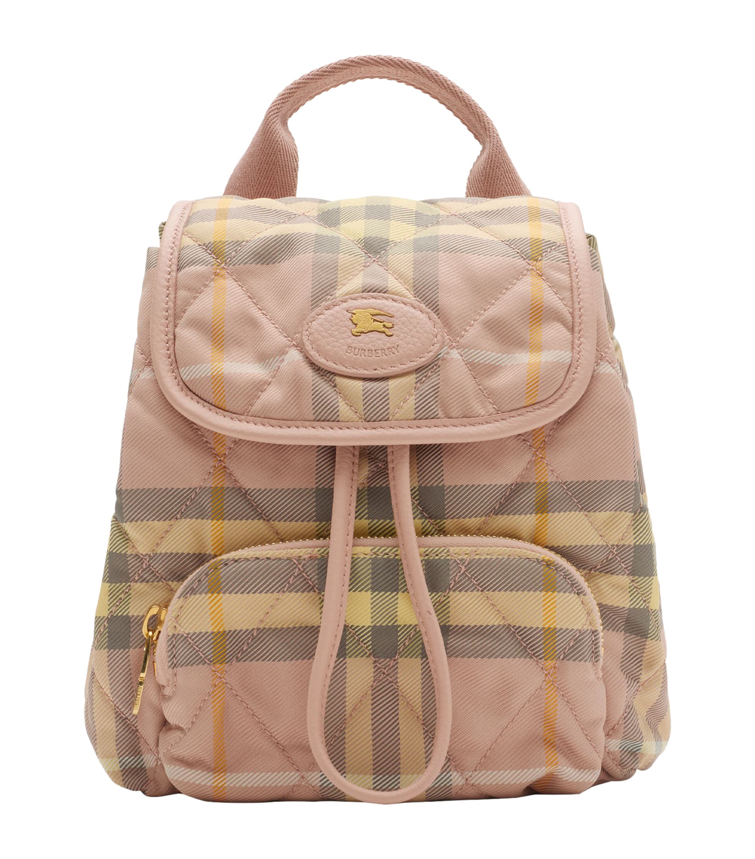 Mini Check Horseshoe Backpack