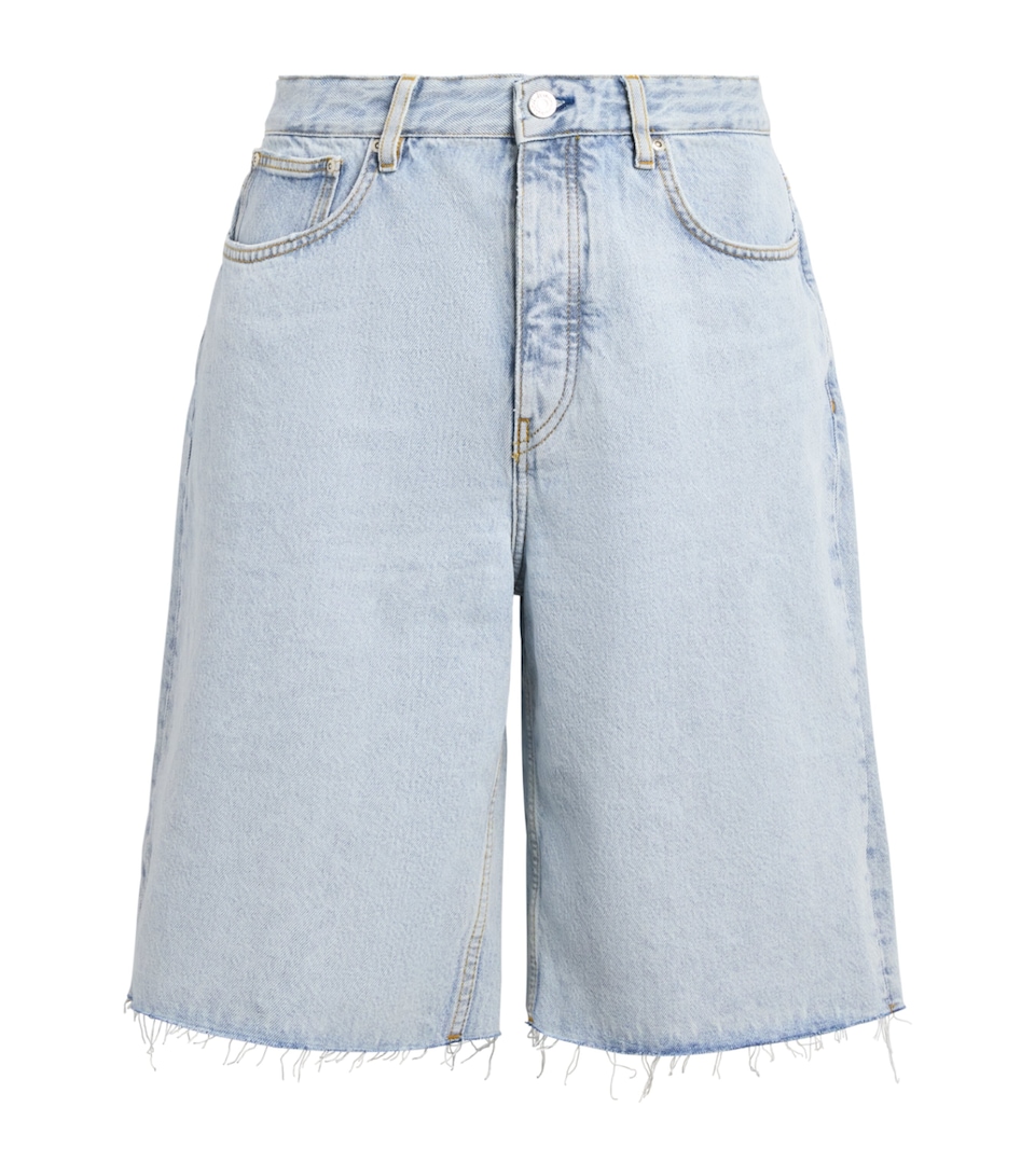 Won Hundred Mens Kayce Denim Shorts Soft Blue