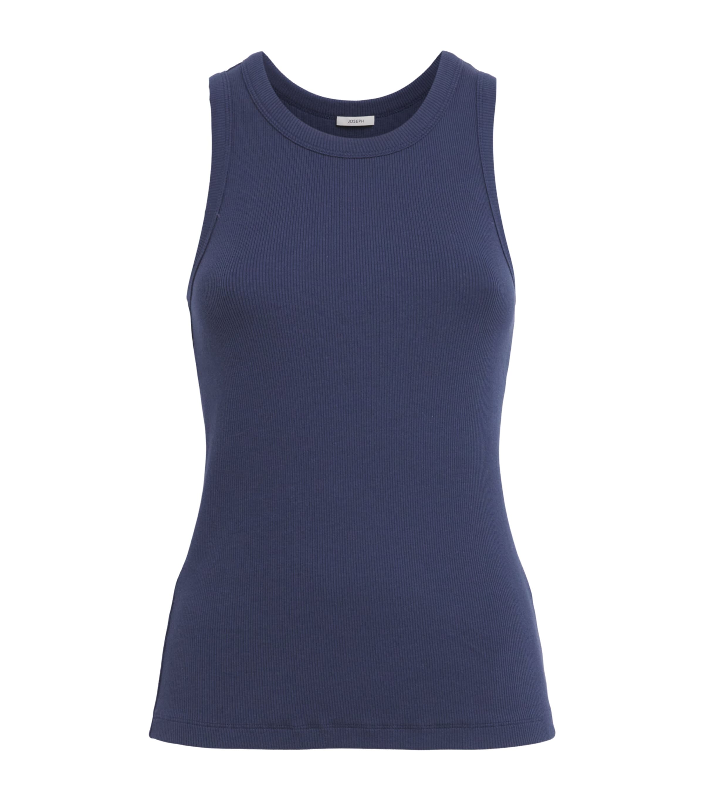 Joseph Womens Stretch-Cotton Yeux Tank Top Abyss