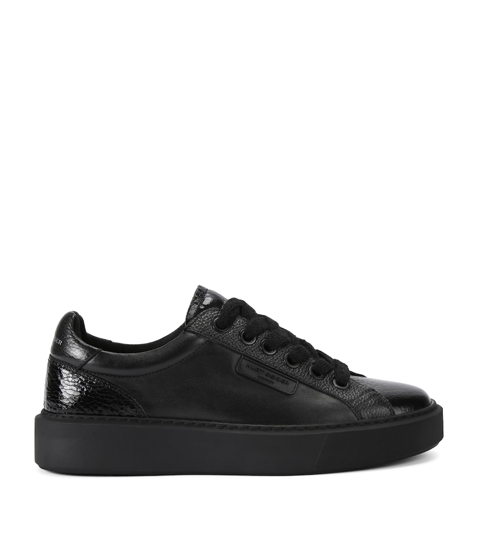 Kurt Geiger London Leather Albion Sneakers Black