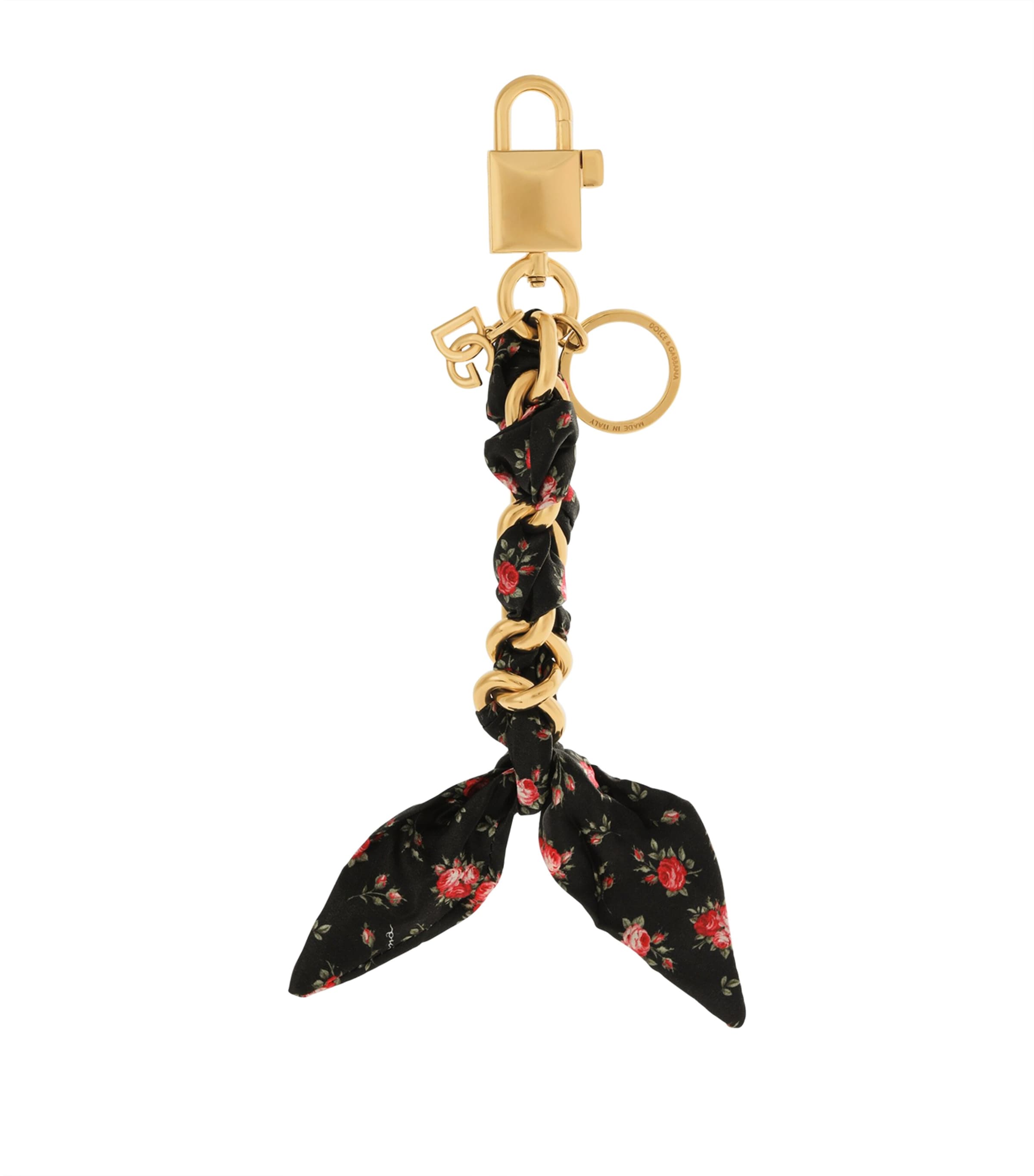 Silk Printed Bag Charm
