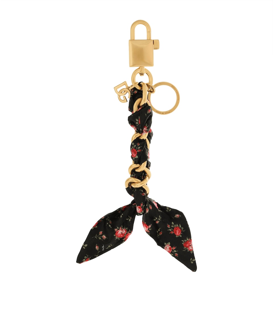 Silk Printed Bag Charm