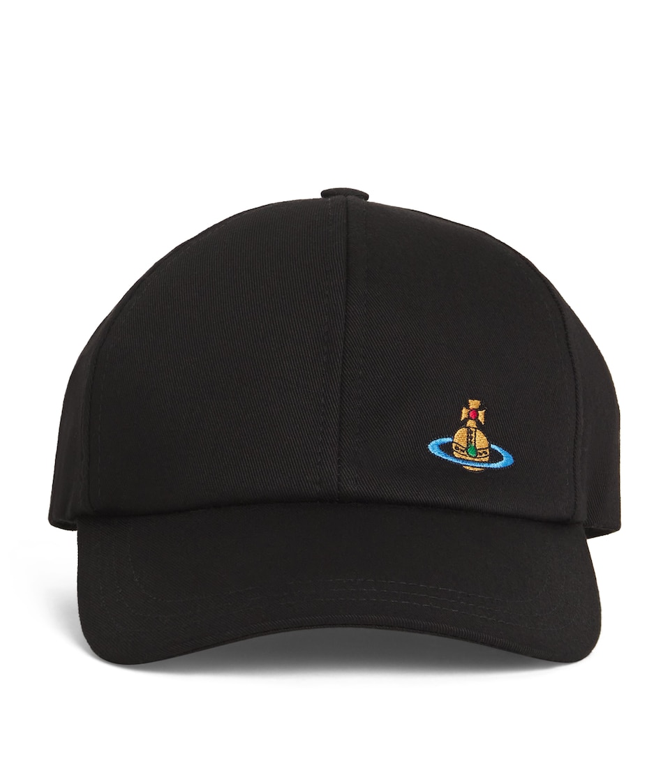 Vivienne Westwood Cotton Orb Baseball Cap Black