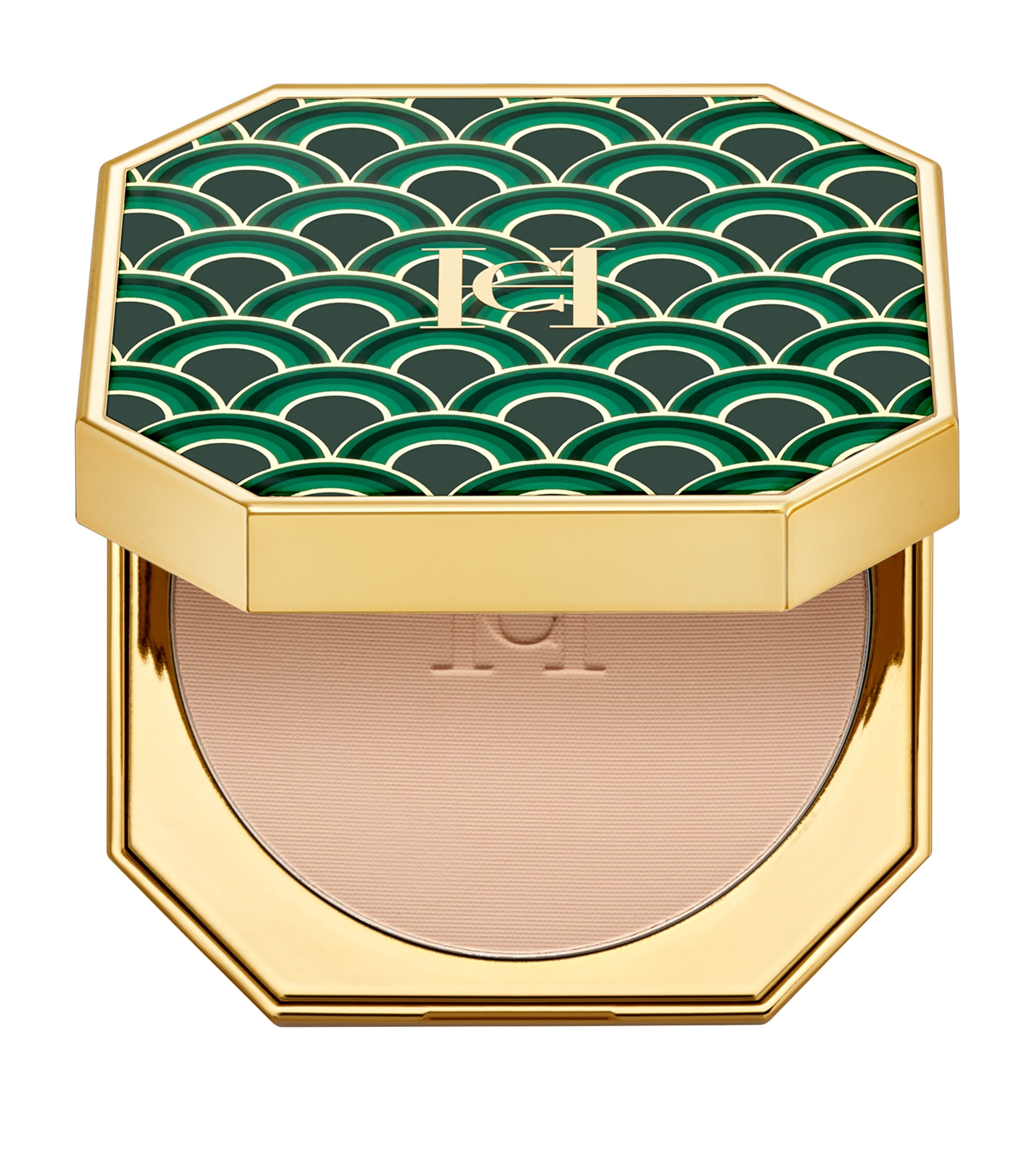 Carolina Herrera Fabulous Skin Compact Case Green Waves