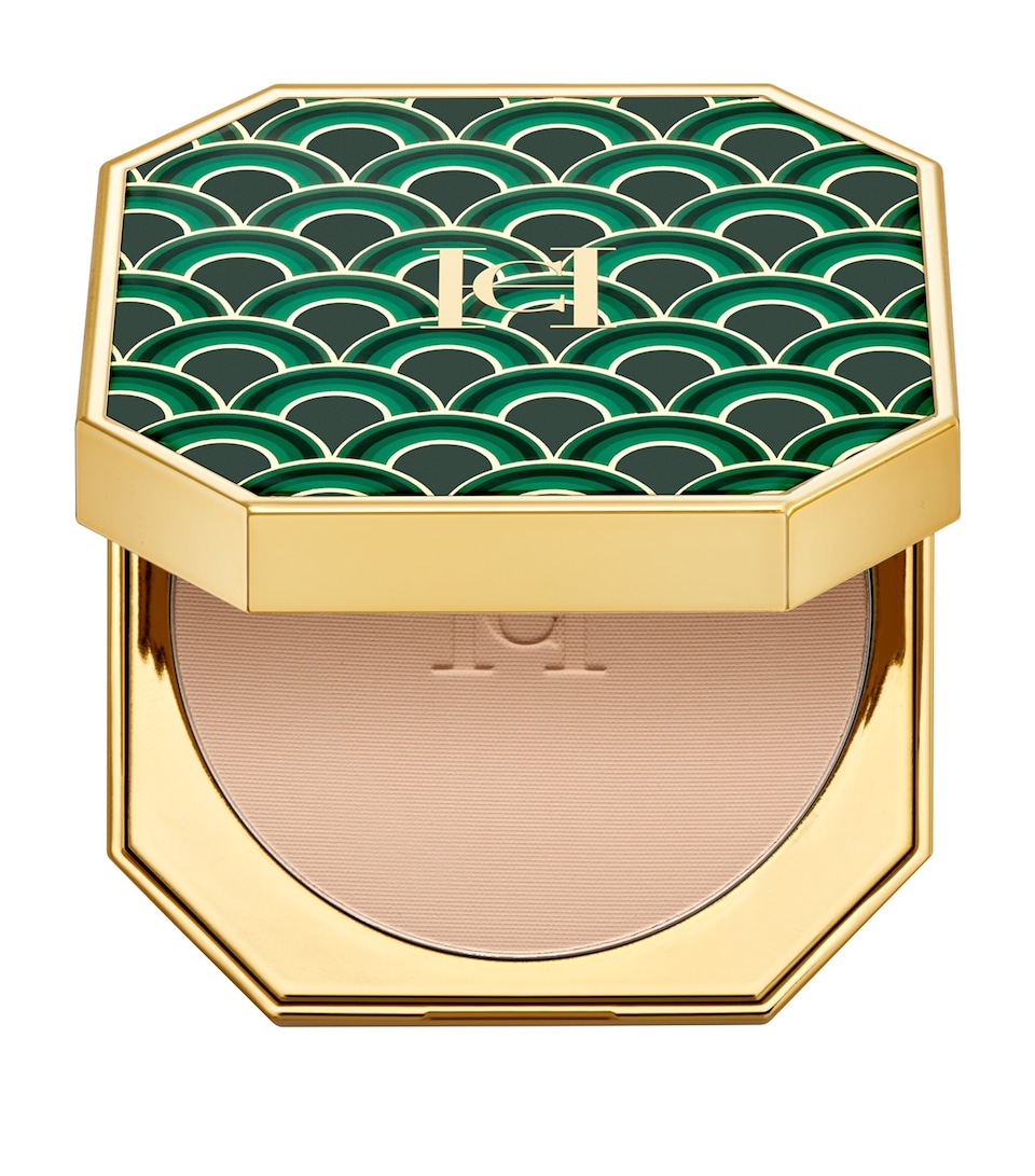 Carolina Herrera Fabulous Skin Compact Case Green Waves