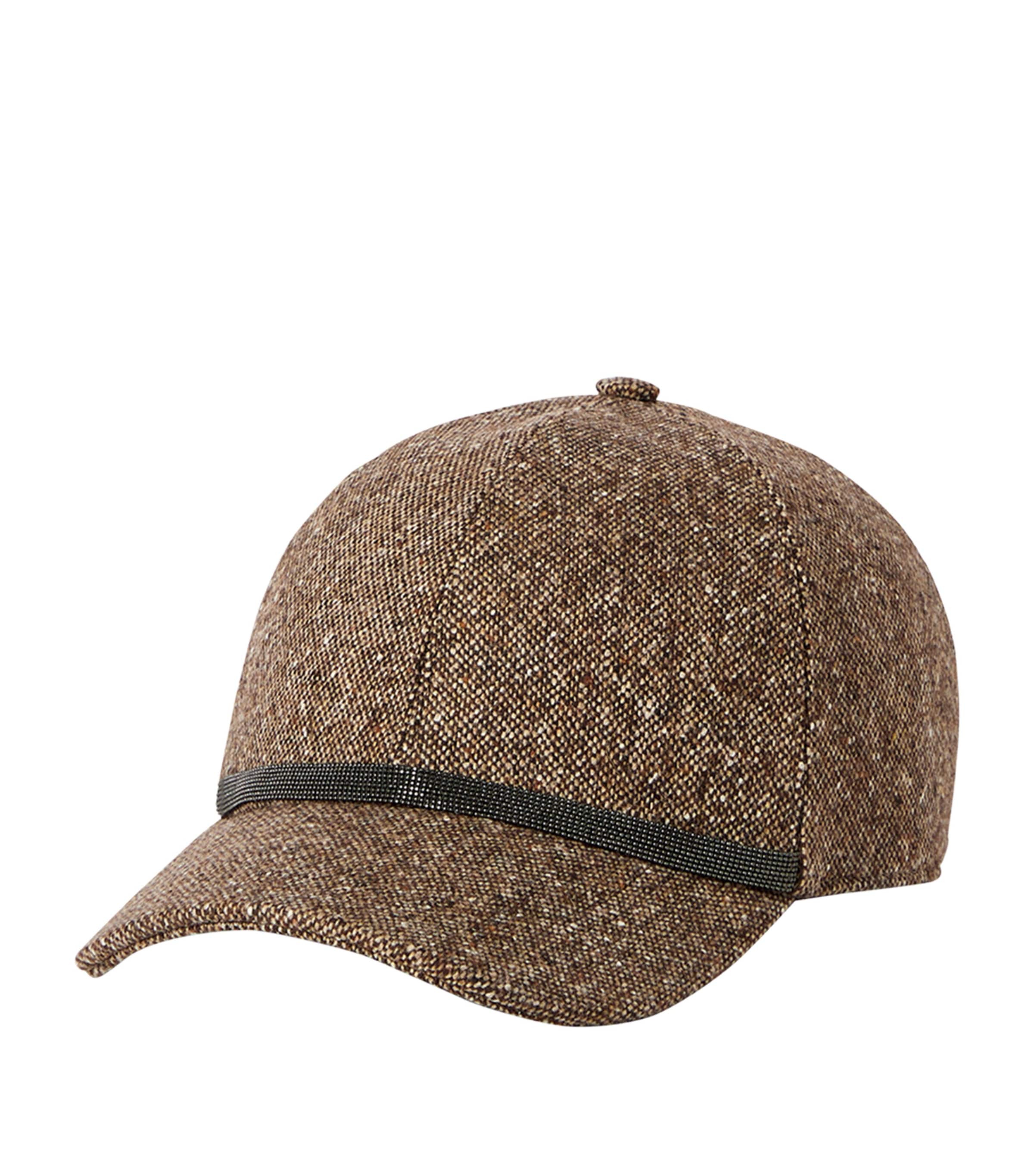 Brunello Cucinelli Virgin Wool-Blend Monili Baseball Cap