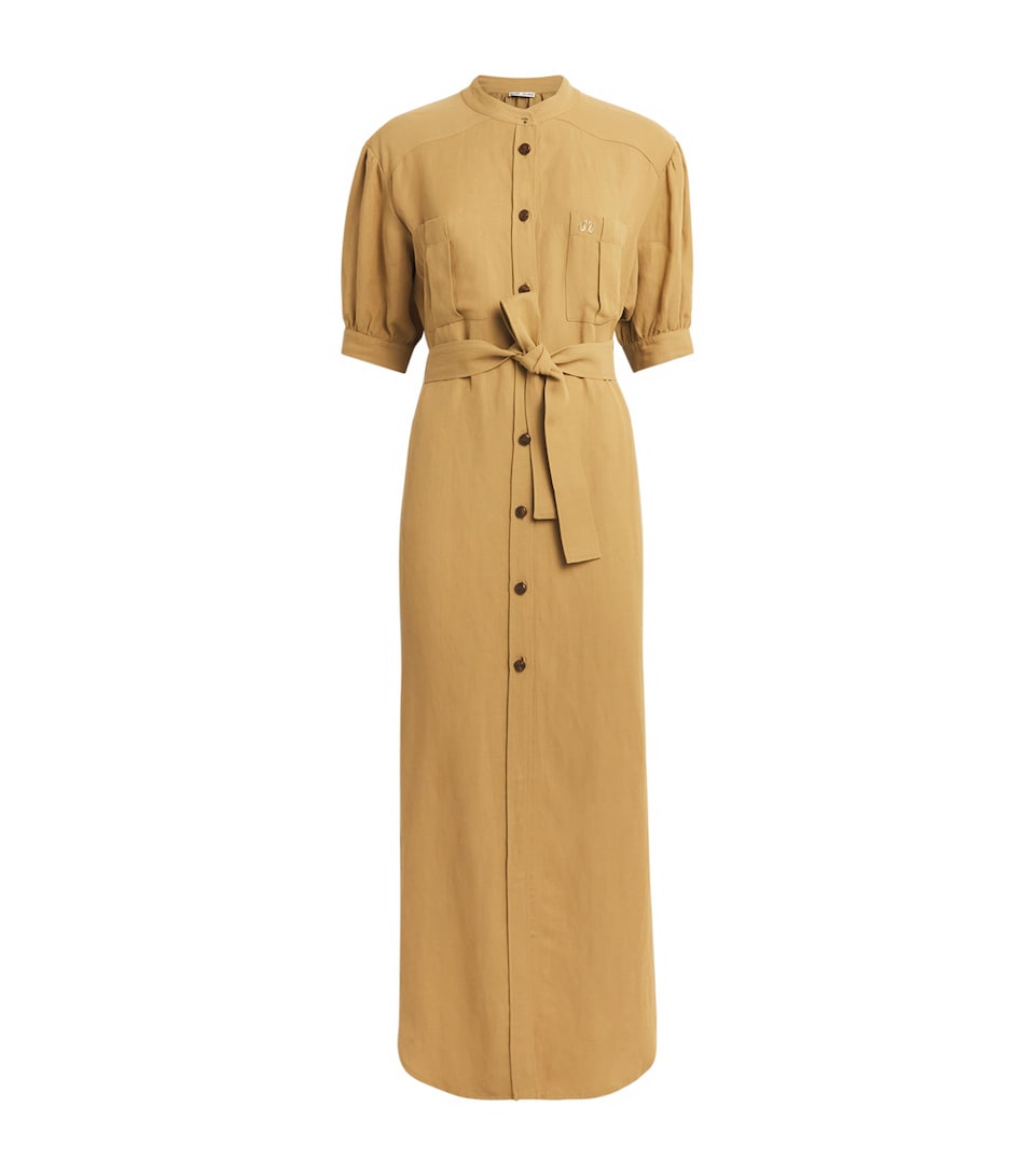 Blazé Milano Womens Sensei Berber Midi Dress Camel