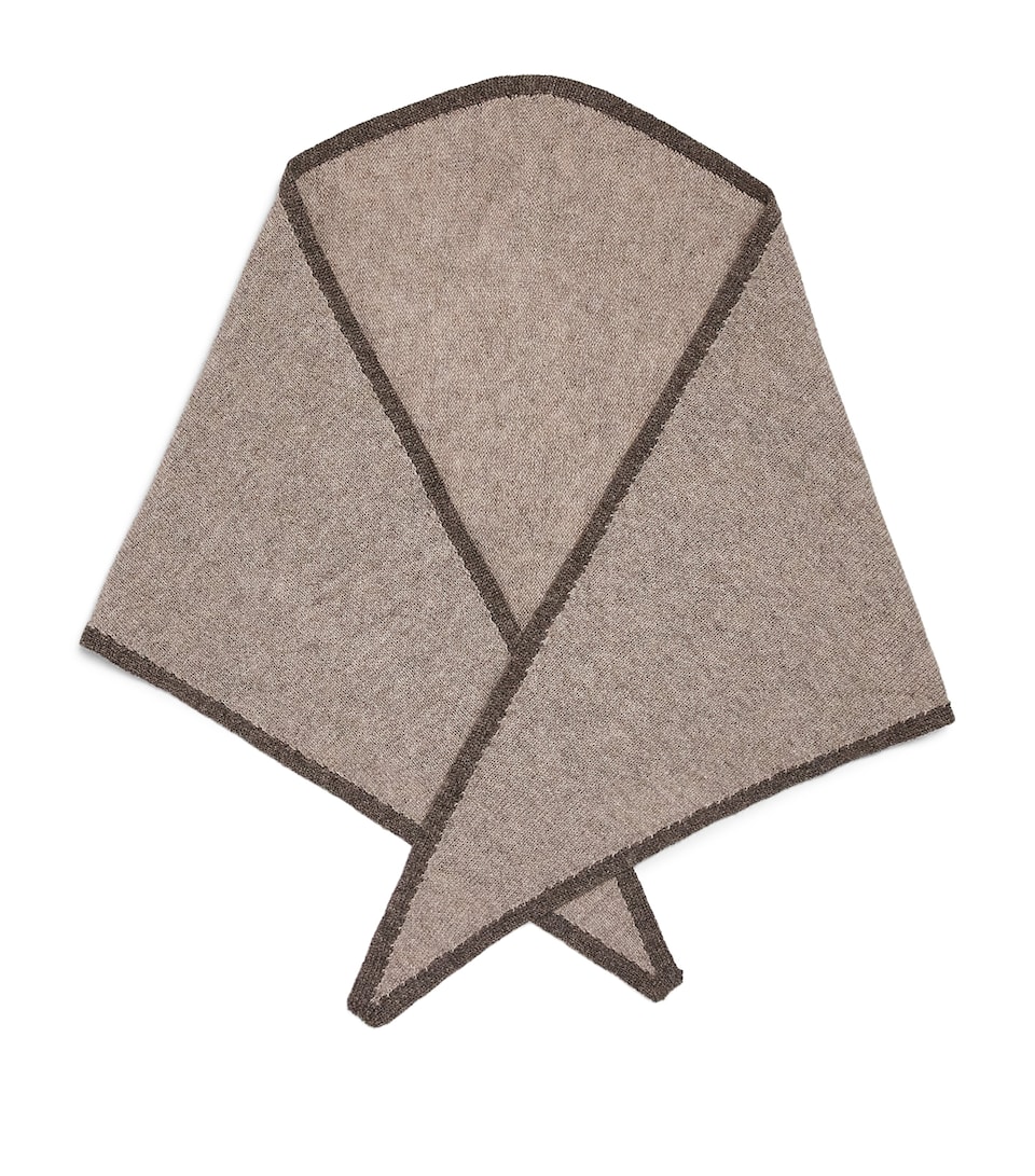 Johnstons Of Elgin Cashmere Anya Necktie Pbbl/heathcot