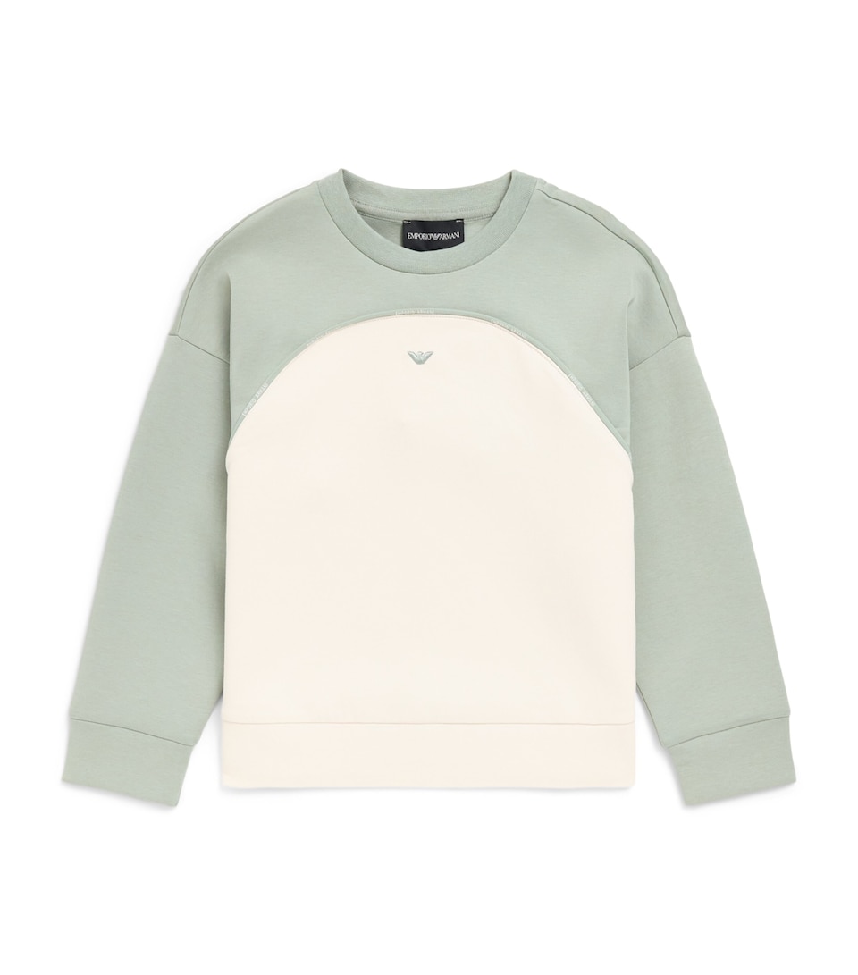 Emporio Armani Kids Logo Sweatshirt (4-16 Years) Wht