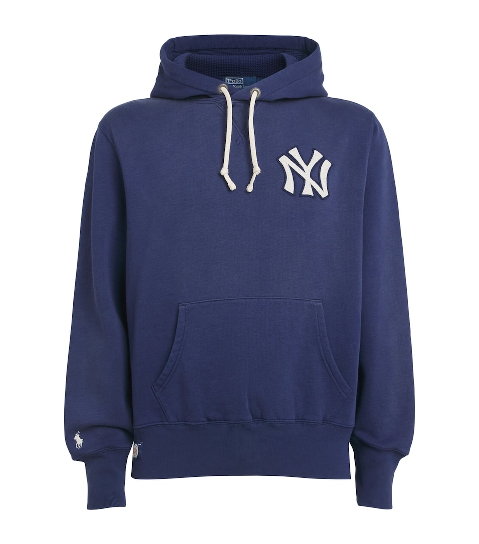 Polo Ralph Lauren Mens NY Yankees Hoodie Dark Cobalt