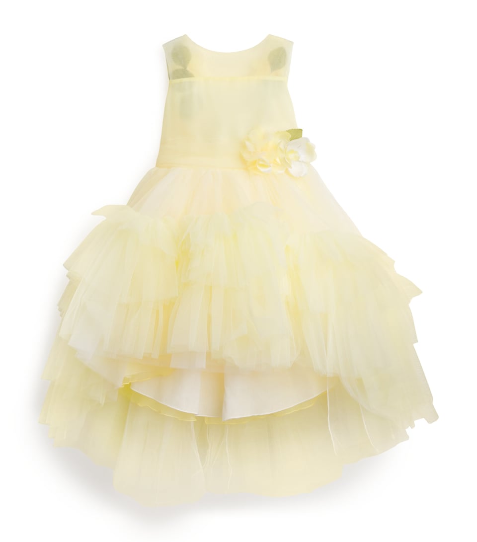 Tulle Floral-Detail Dress (4-14 Years)