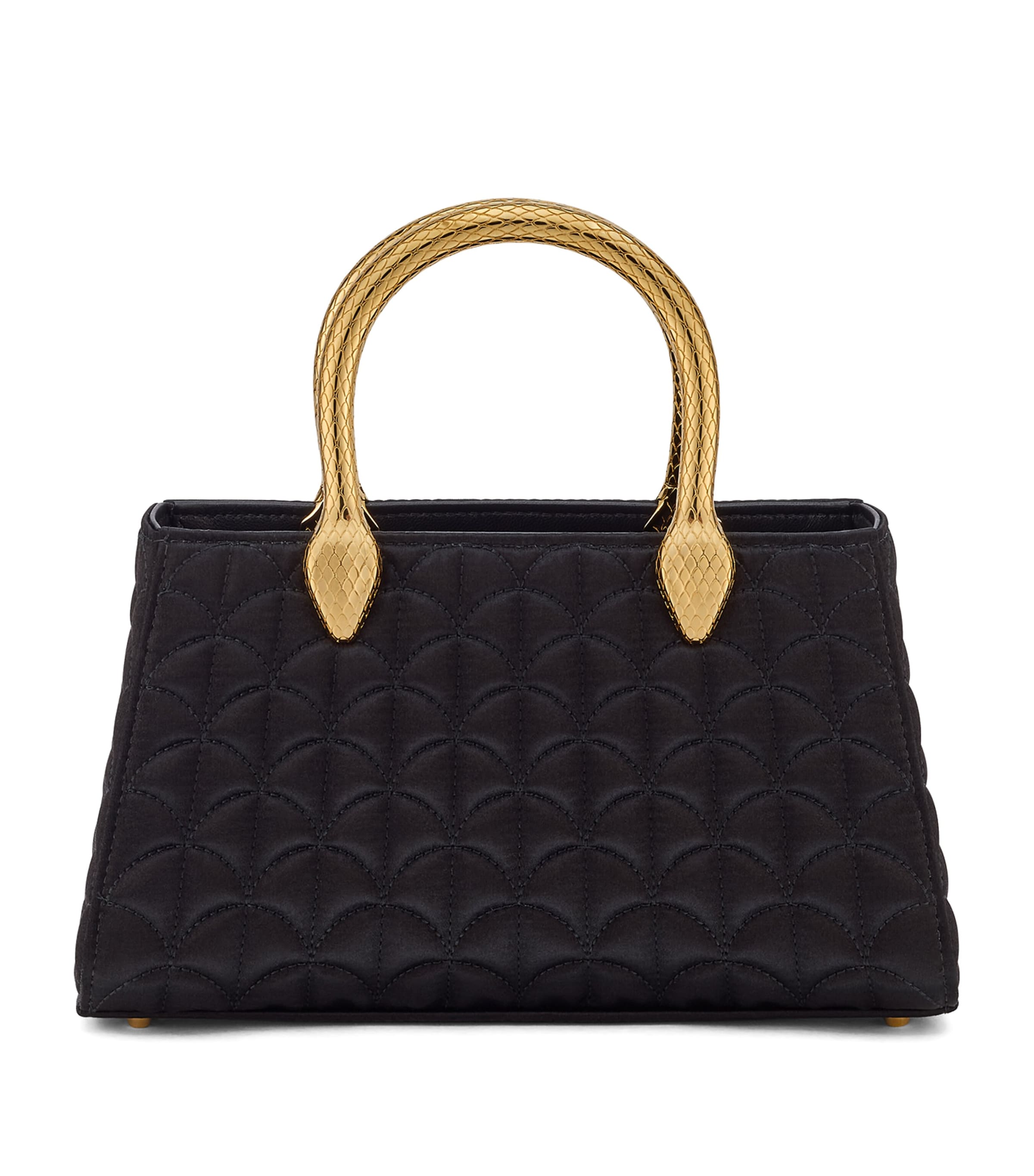 Satin Serpentine Duo Top-Handle Bag