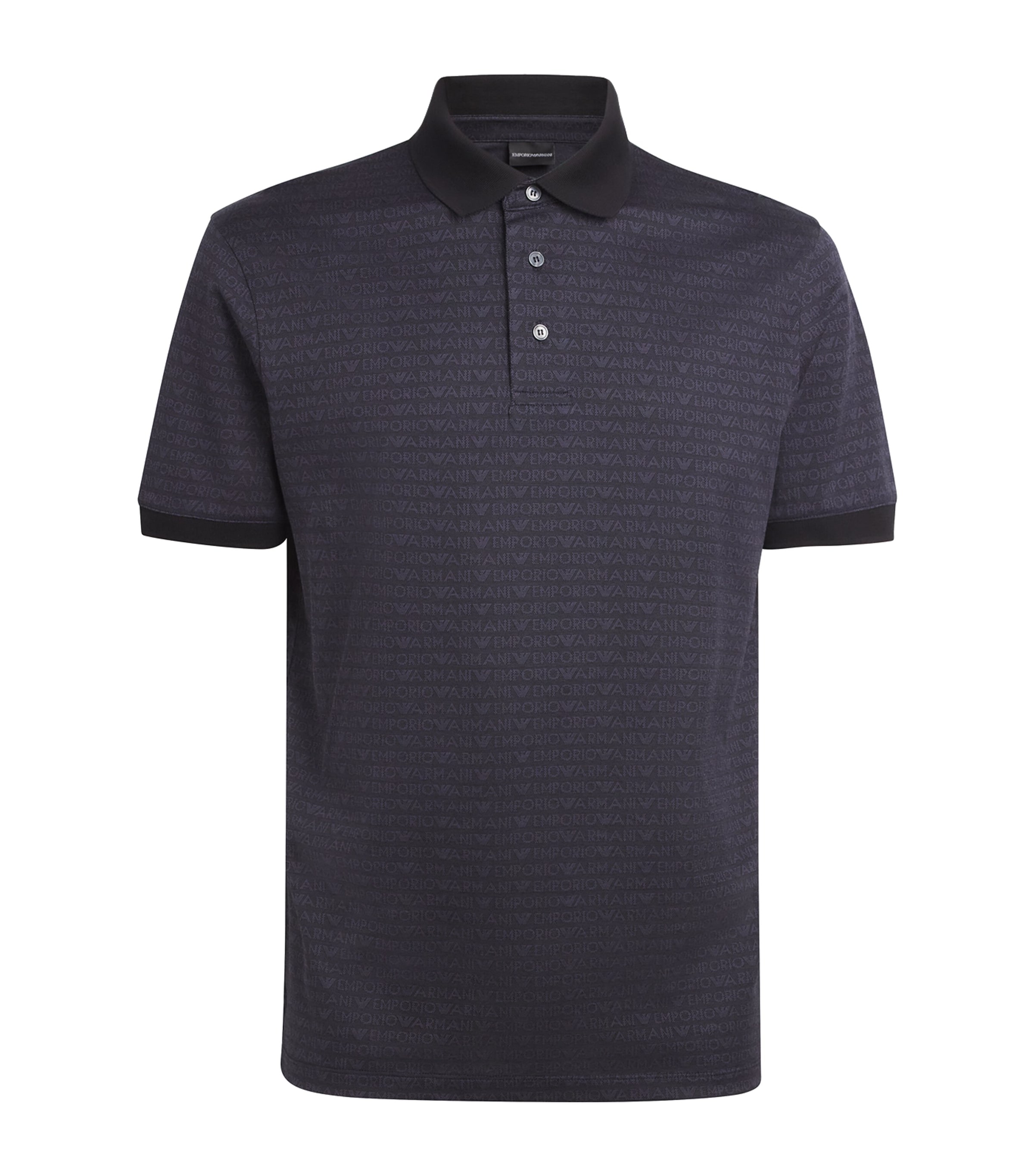 Emporio Armani Jacquard Knitted T-Shirt | Harrods US
