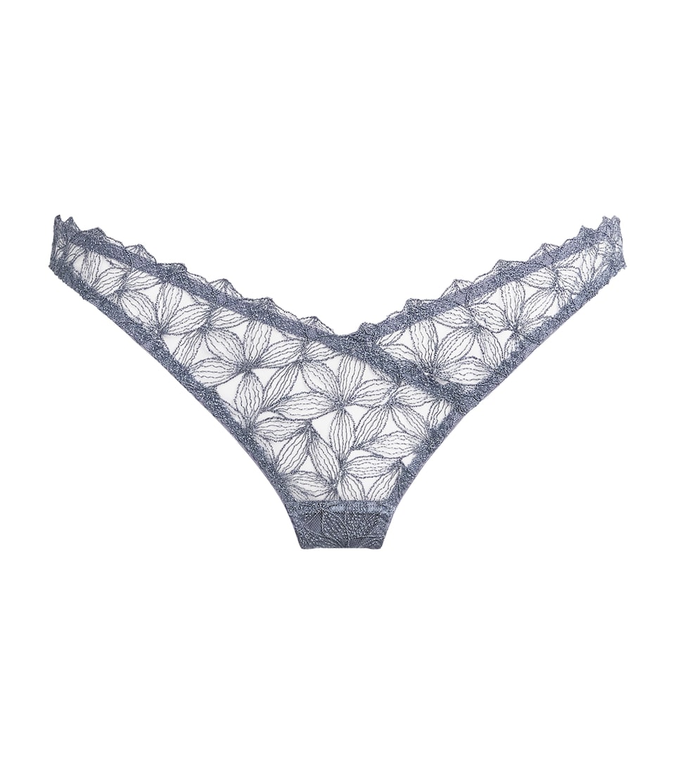 Lace Floral Esme Skirted Thong