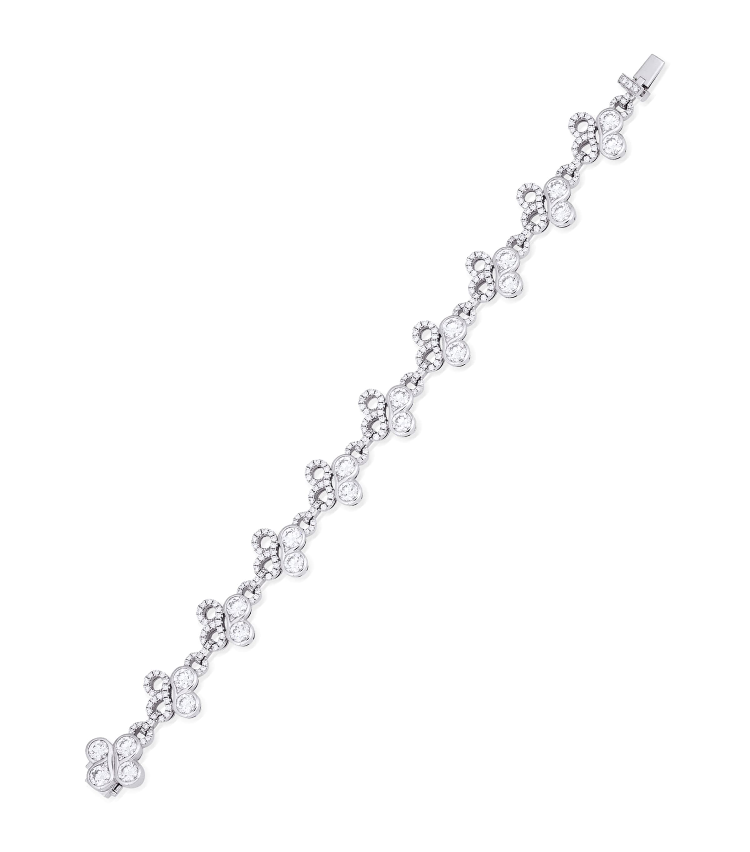 Boodles Platinum and Diamond Be Boodles Bracelet Platinum