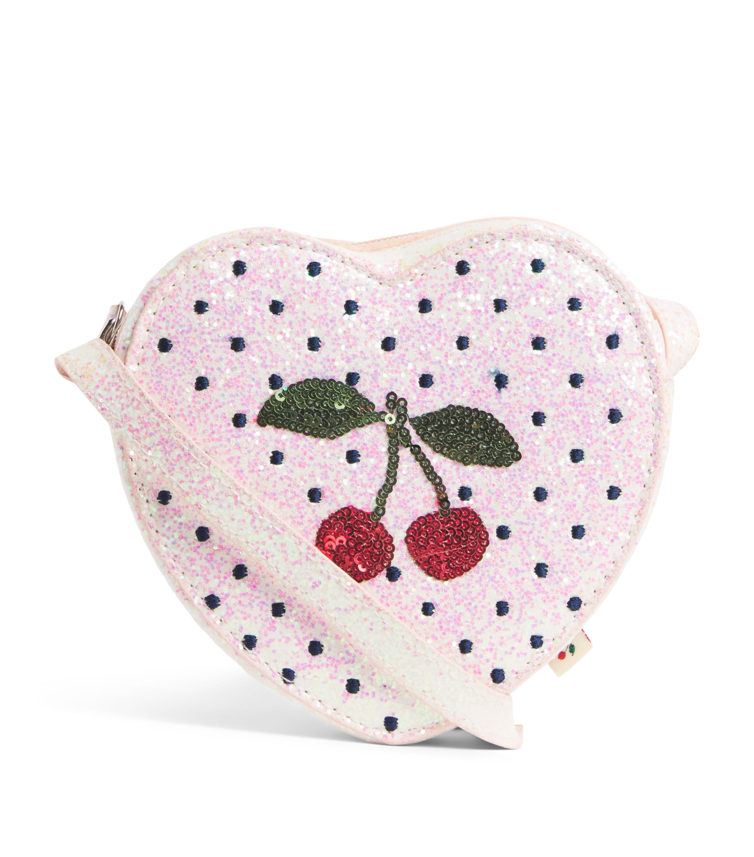 KONGES SLOJD Sequinned Tut Shoulder Bag Cherry