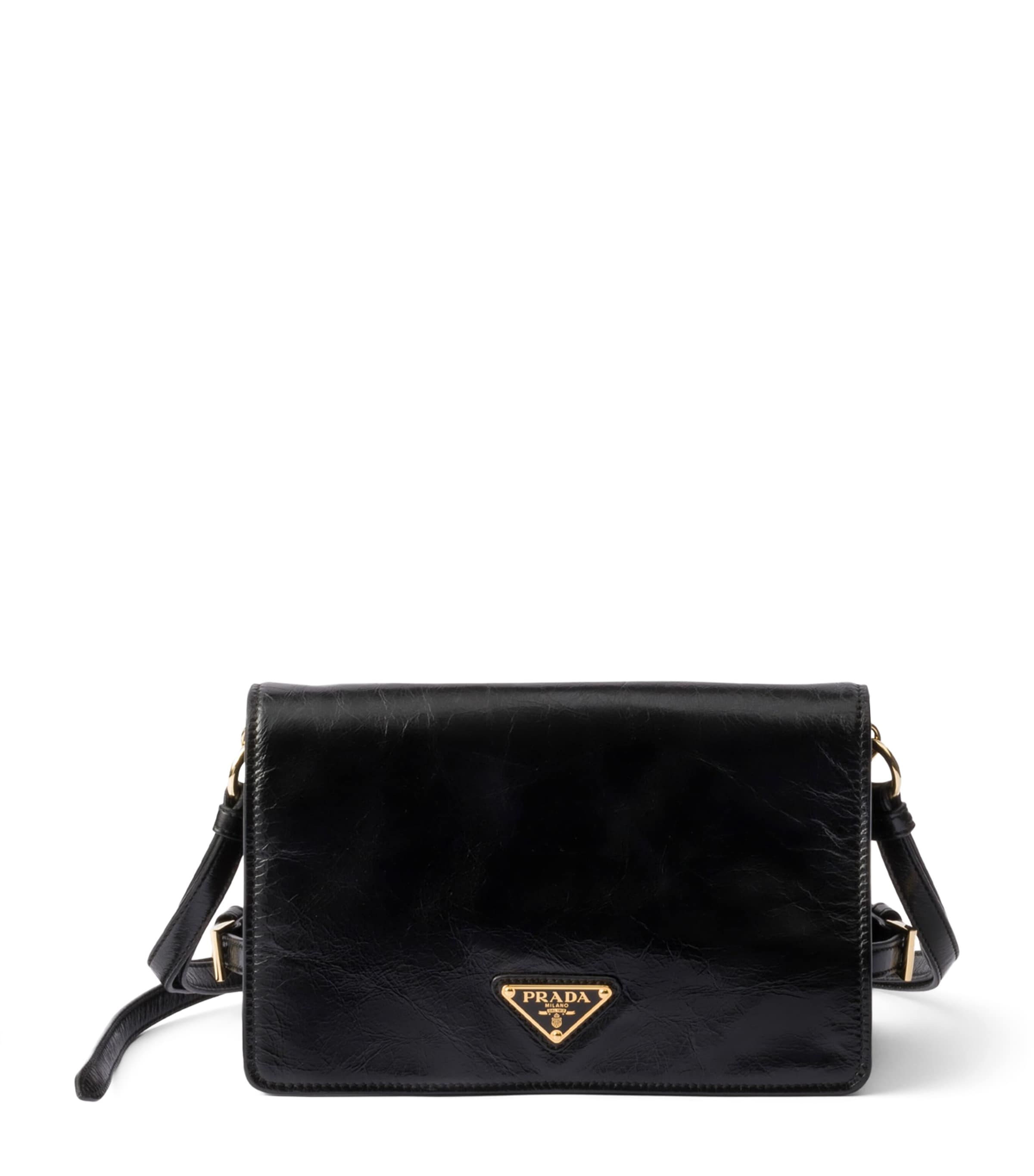 Leather Flap Shoulder Bag