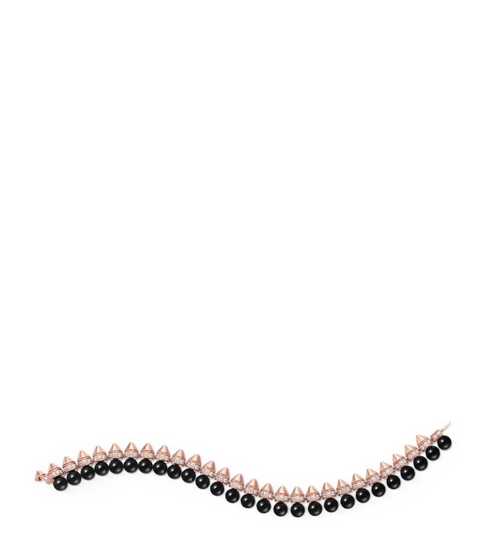 Rose Gold, Diamond and Onyx Clash de Cartier Bracelet
