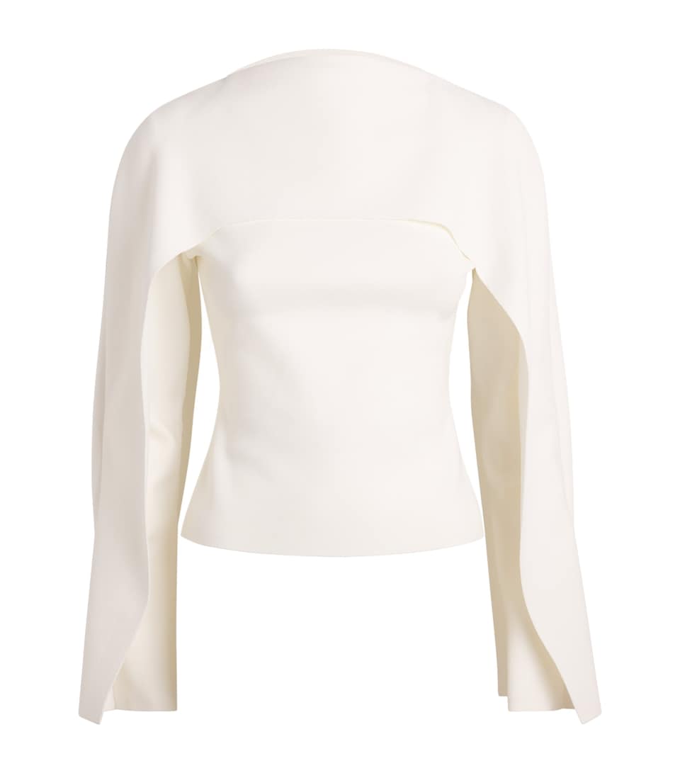 Cult Gaia Womens Layered Alka Top Off White