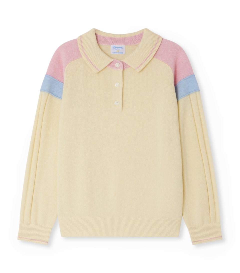 x Guest In Residence Cashmere Lynsey Polo Sweater (4-8 Years)