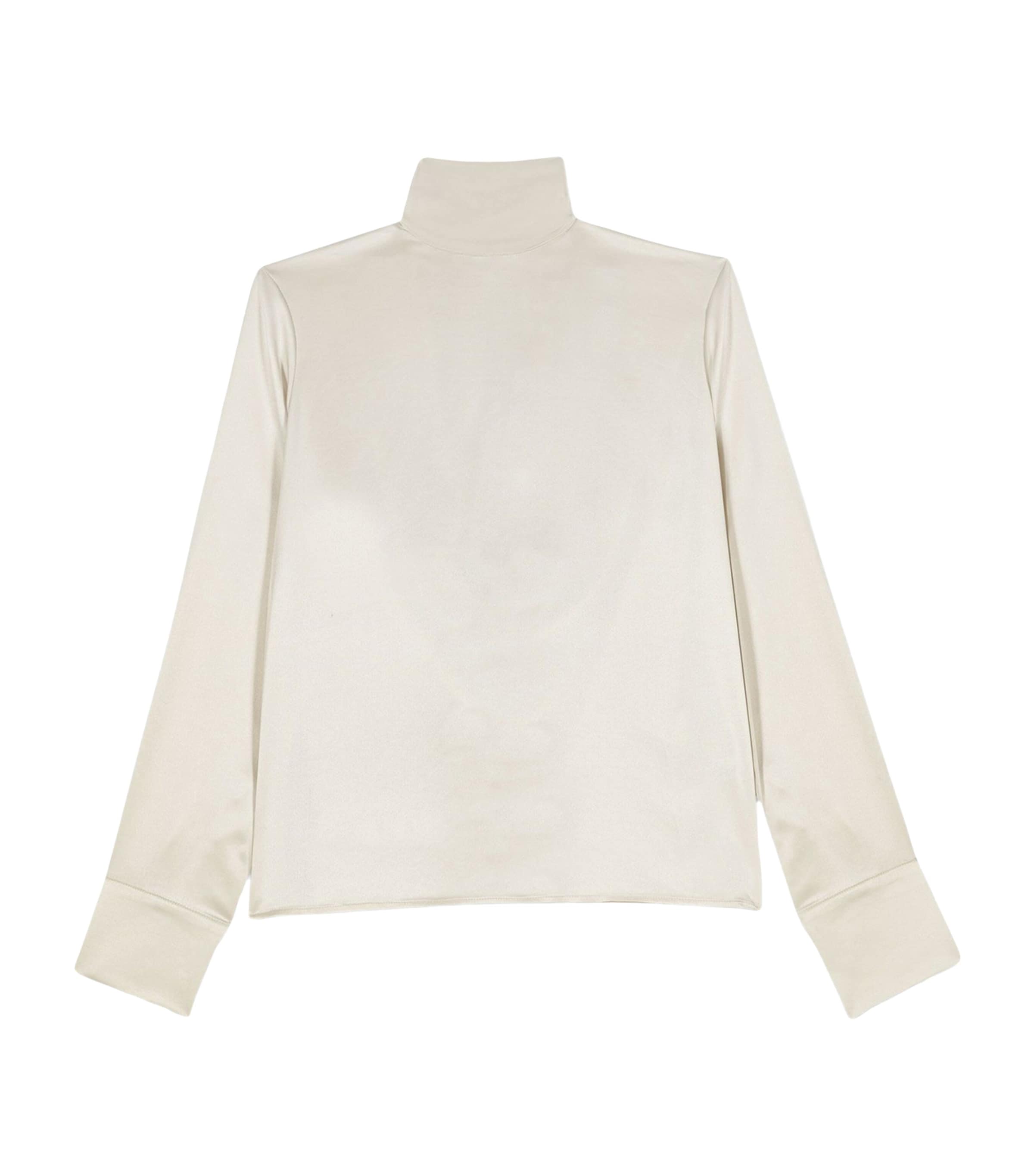 Maje Womens Tie-Detail Blouse Ecru