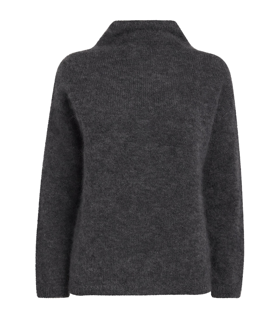 Mohair-Blend Rollneck Sweater