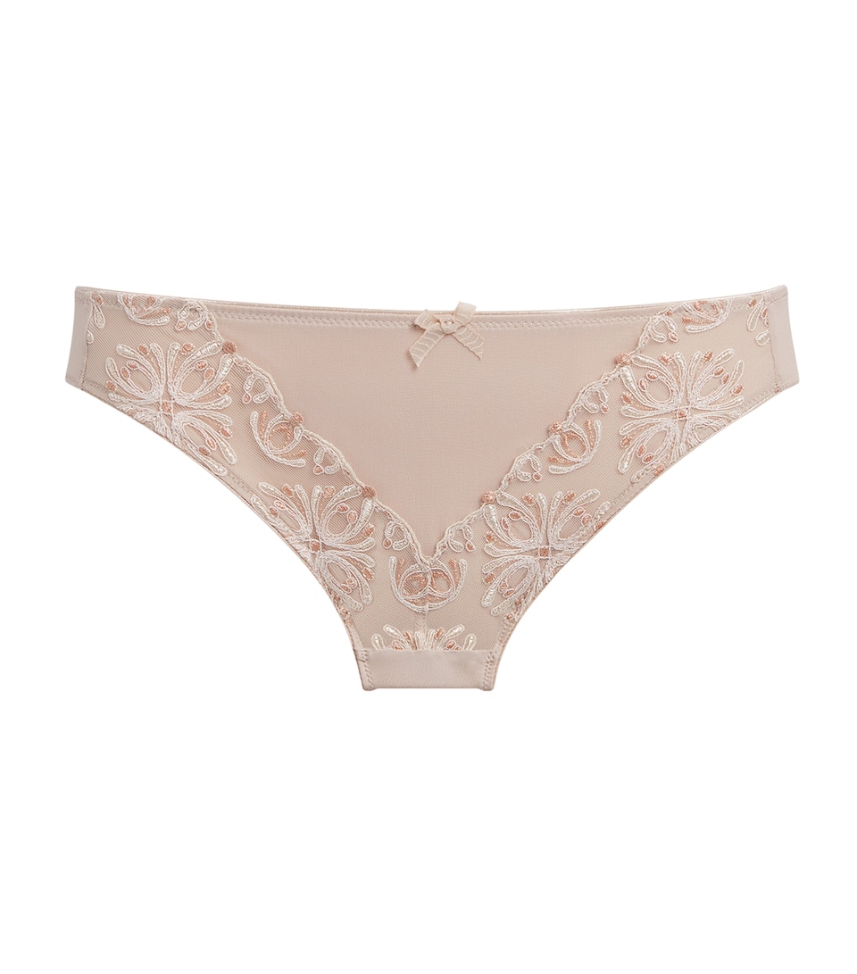 Chantelle Womens Champs Elysees Briefs Cappuccino