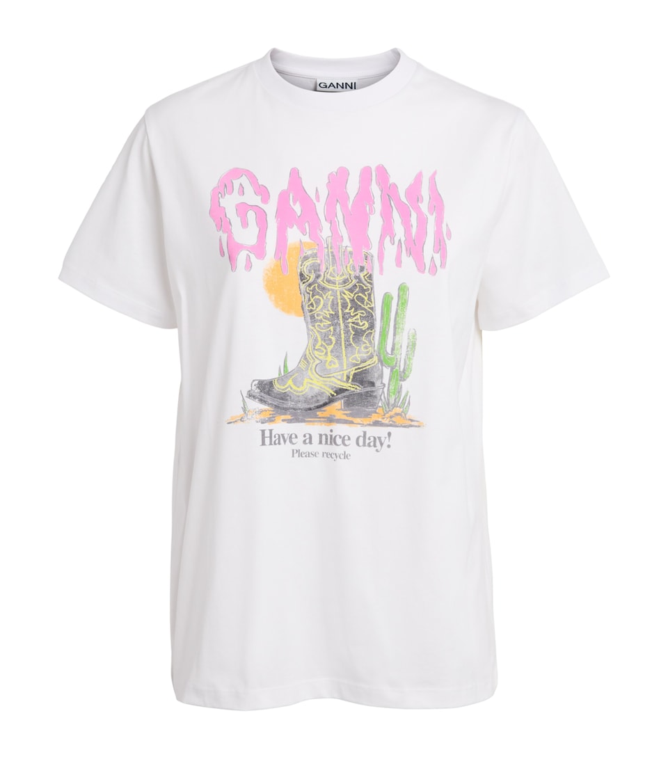 Organic Cotton Cowboy Boot T-Shirt