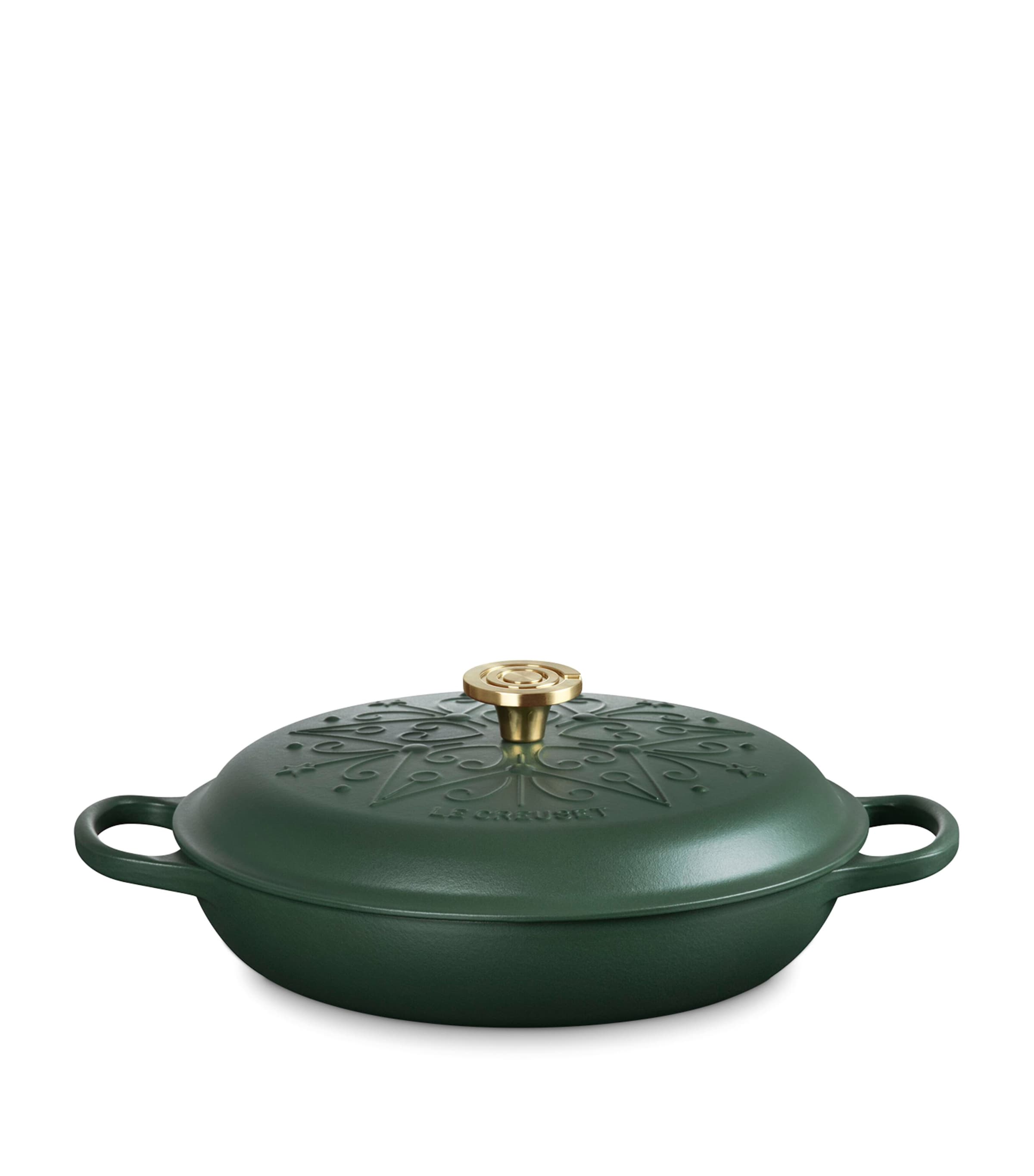 Le Creuset Cast Iron Shallow Casserole Dish (30cm) Green