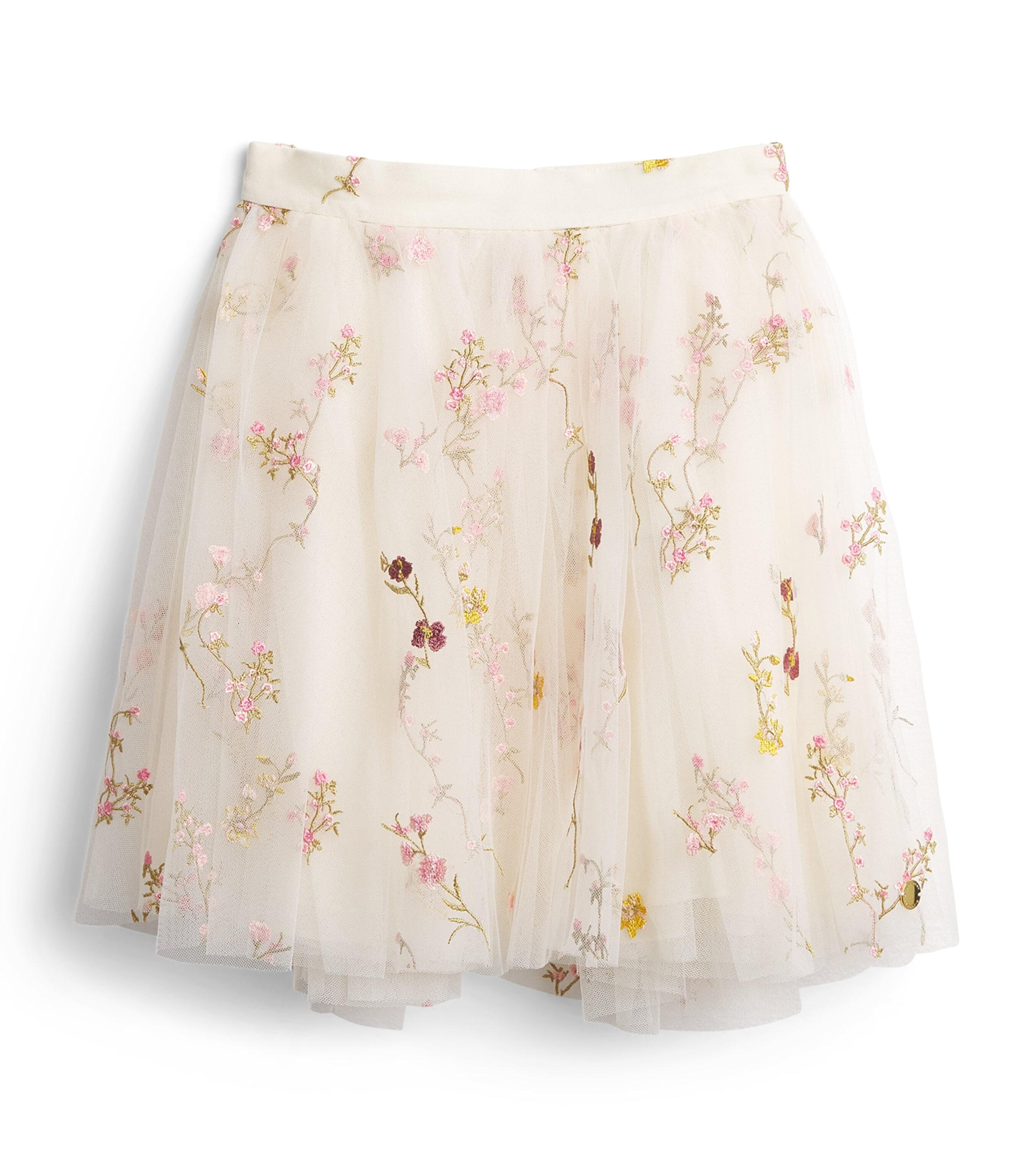 Givenchy Kids Tulle Floral-Embroidered Skirt (4-12+ Years)