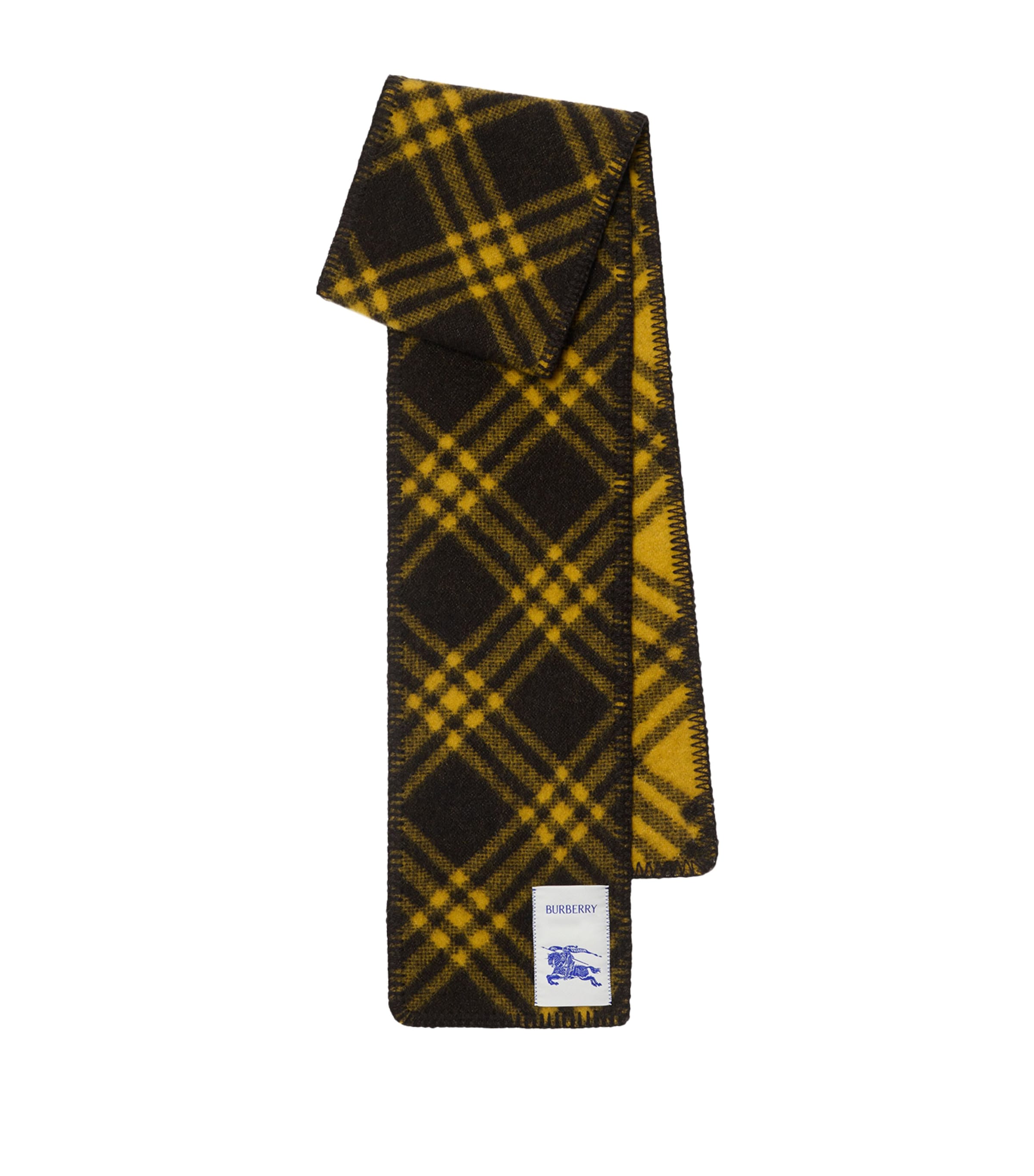 Wool Check Scarf