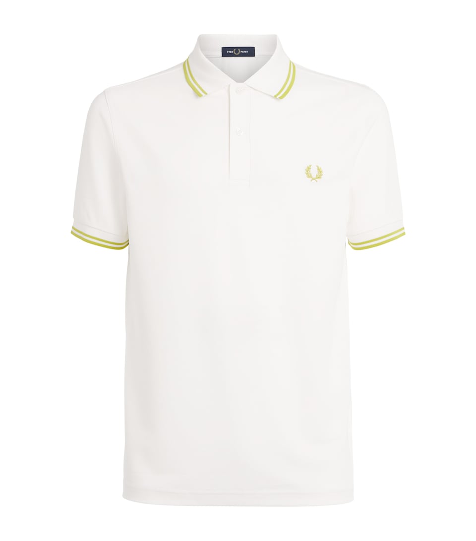 Fred Perry Mens Tennis Polo Shirt White