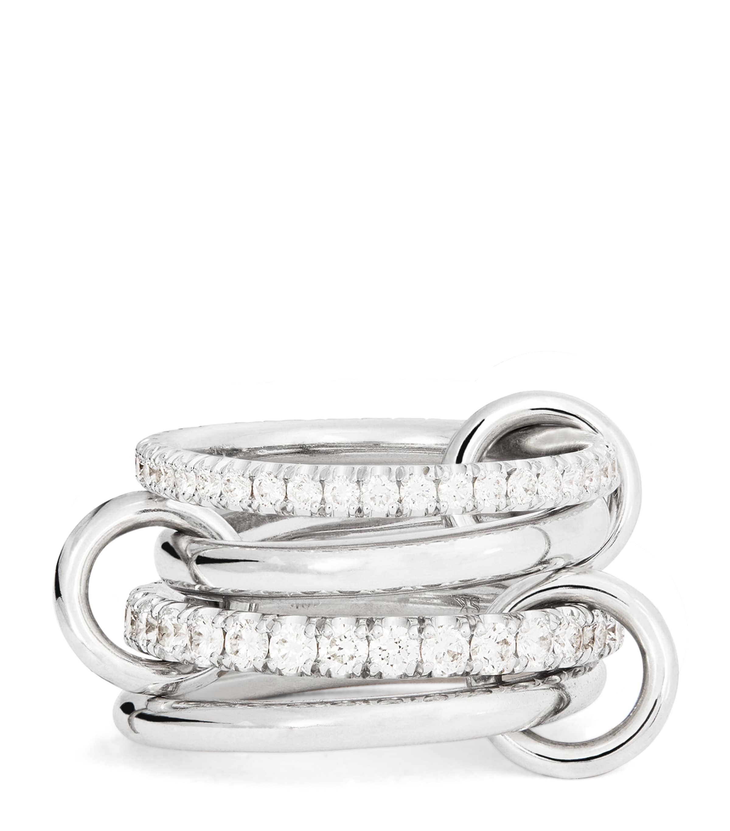 White Gold and Diamond Halley Ring
