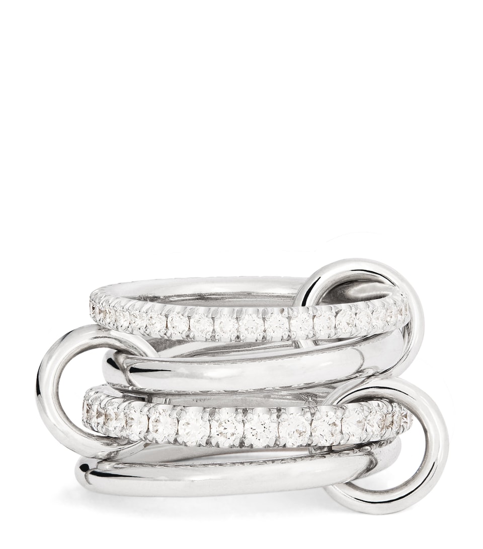 White Gold and Diamond Halley Ring