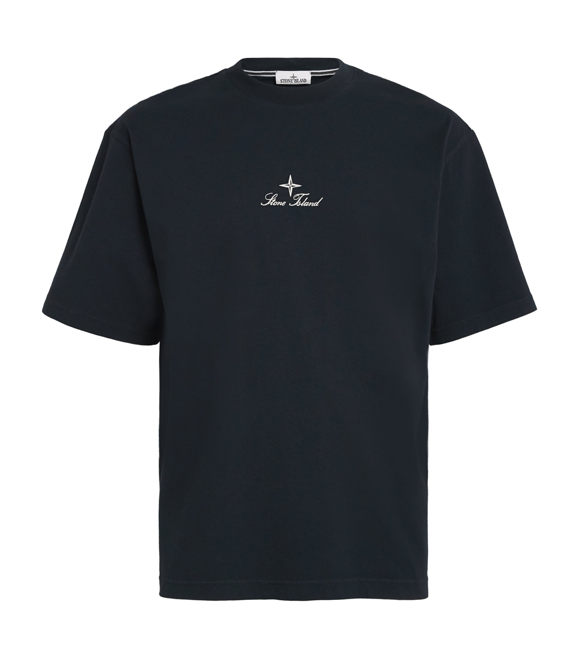 Thom Browne Navy Cotton Name Tag T-Shirt | Harrods US Thom Browne Navy Cotton Name Tag T-Shirt | Harrods US