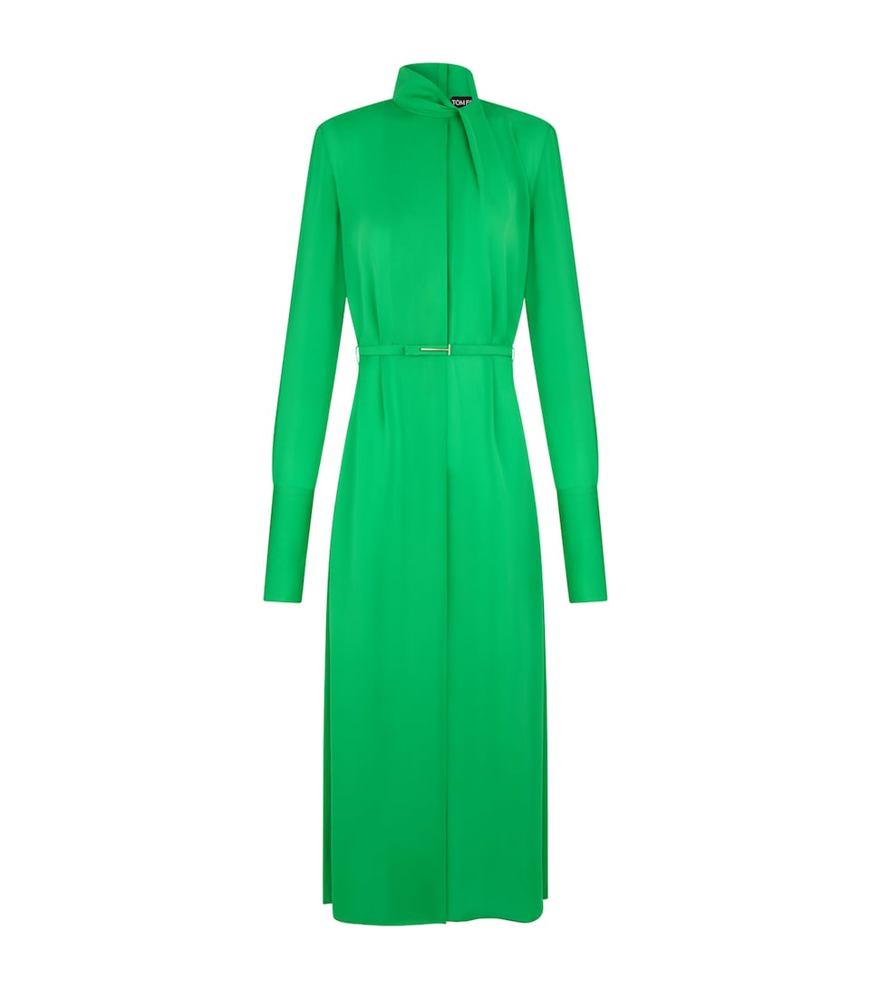 TOM FORD Womens Silk Shirt Maxi Dress Gcr
