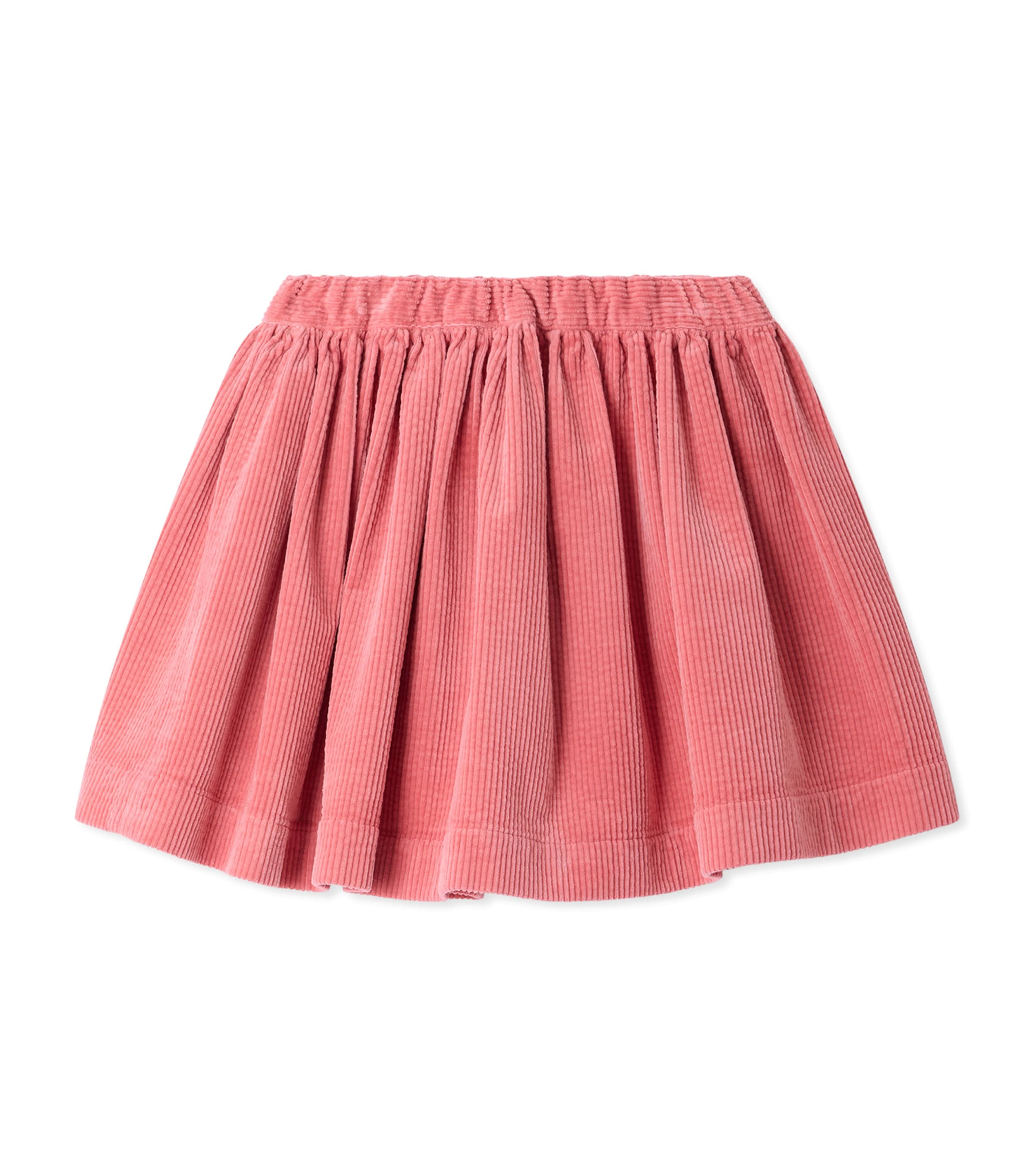 Bonpoint Cotton Corduroy Skirt (4-8 Years) Framboise