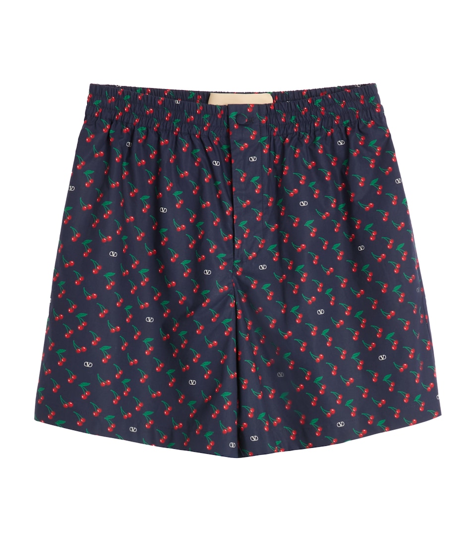 Cotton Cherryfic Print Shorts