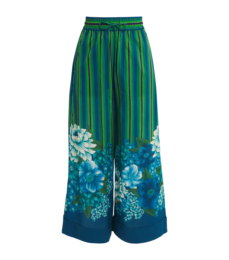 ALEMAIS Womens Organic Cotton Printed Margo Trousers