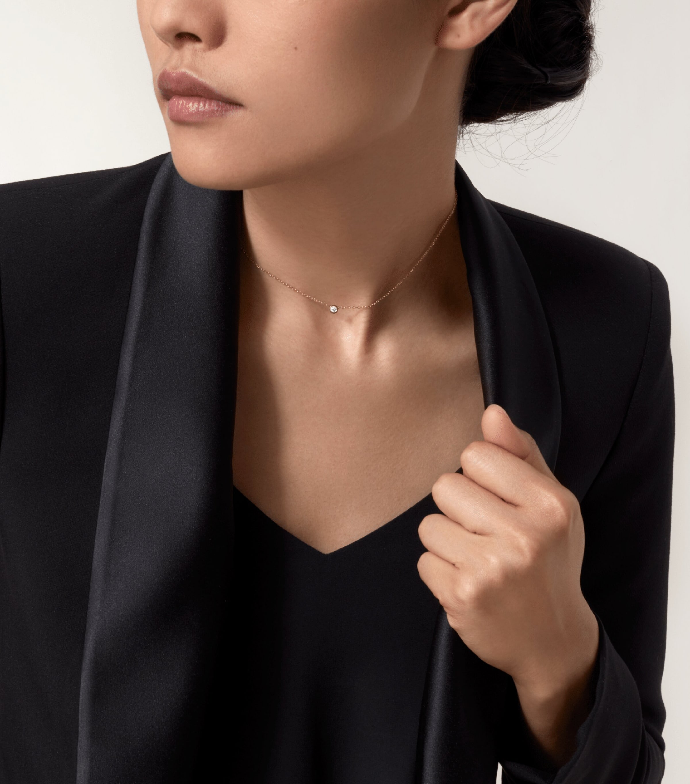 Cartier Small Yellow Gold and Diamond Cartier d'Amour Necklace Yellow Gold