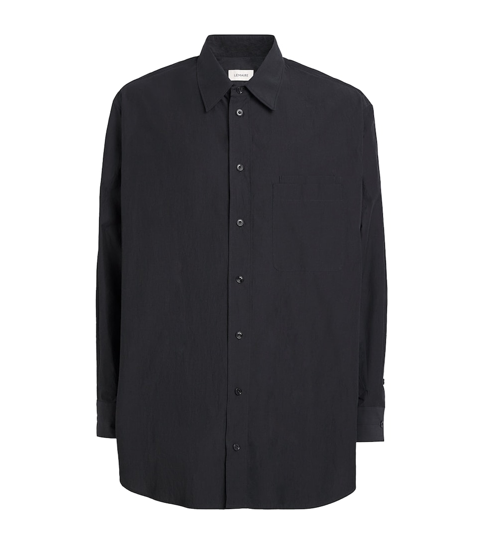 Crepe Cotton Double Pocket Shirt