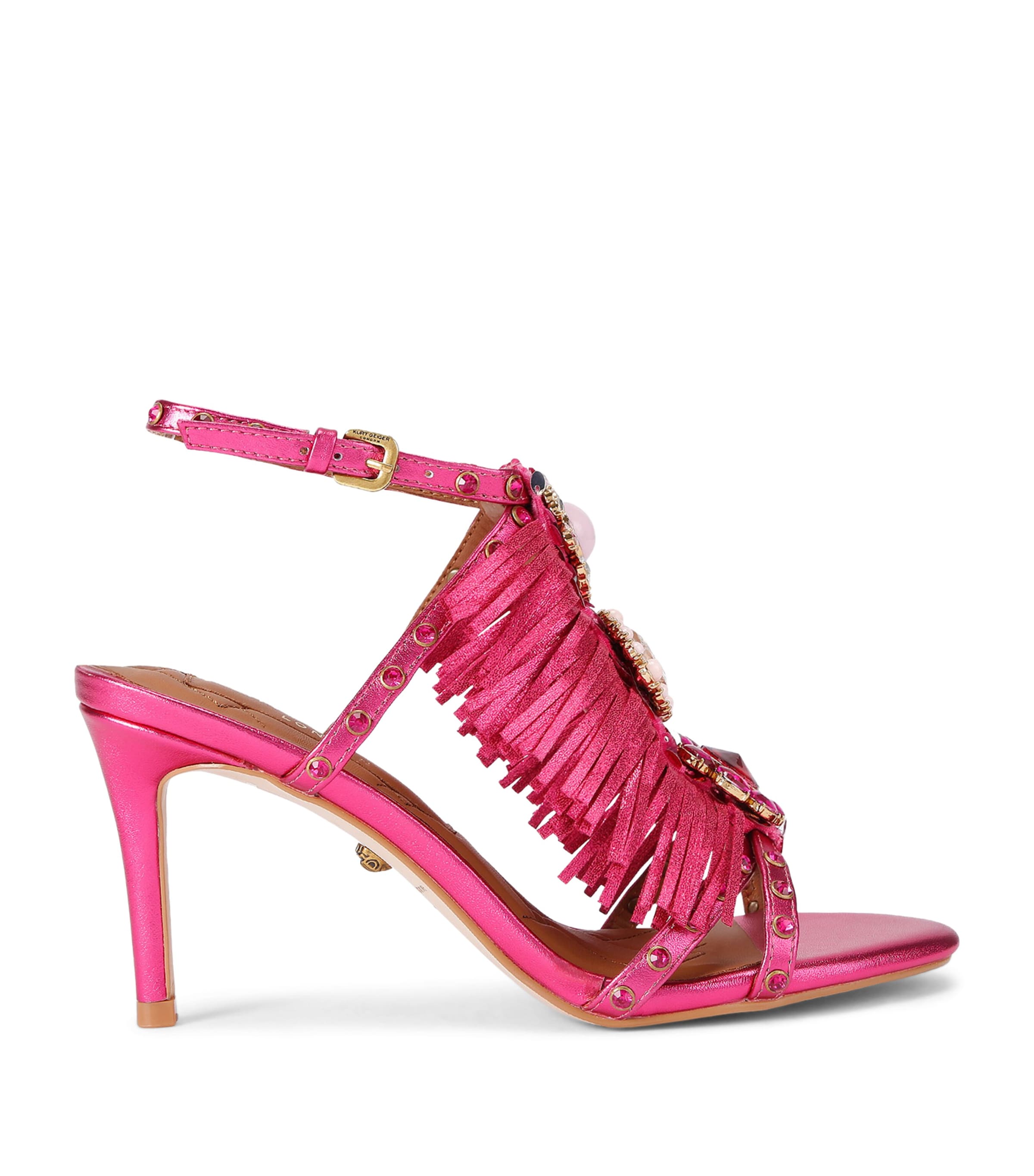 Leather Fringed Sandals