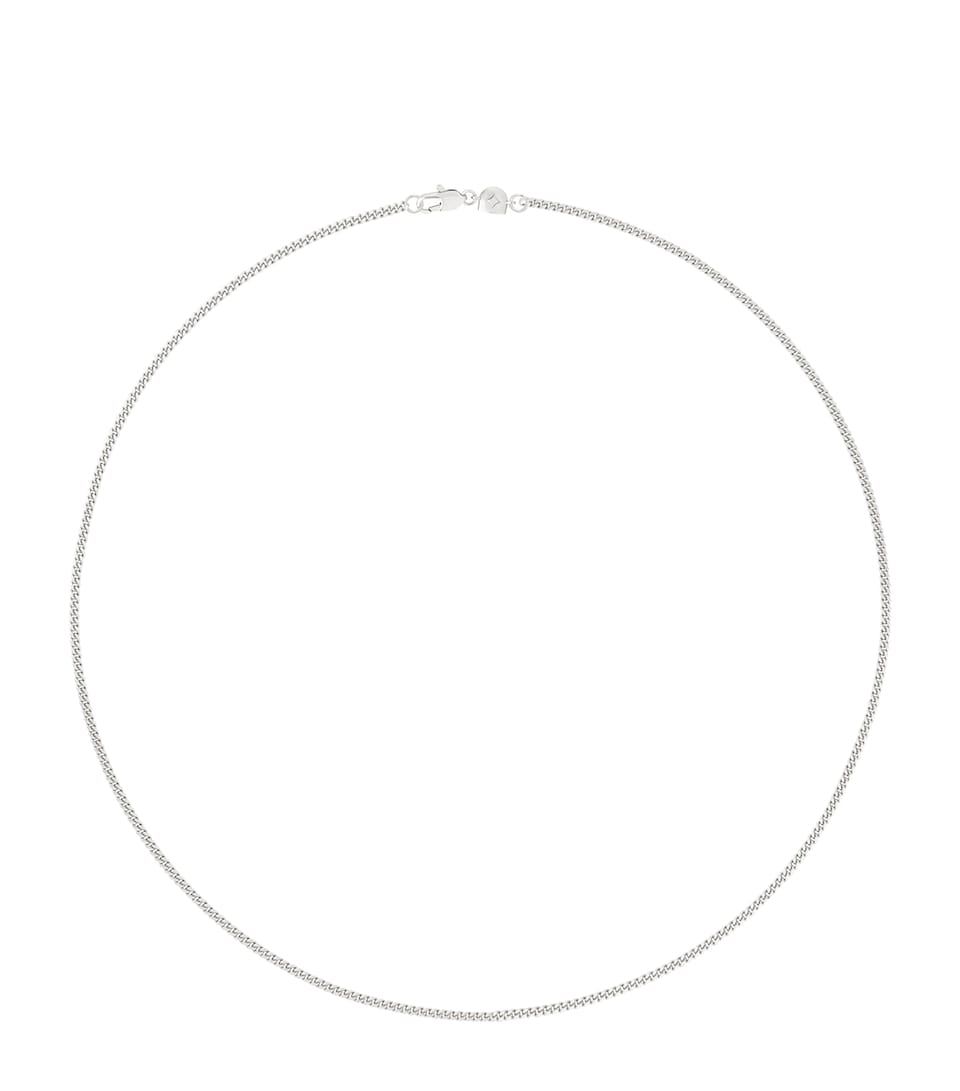 Sterling Silver Curb Chain Necklace