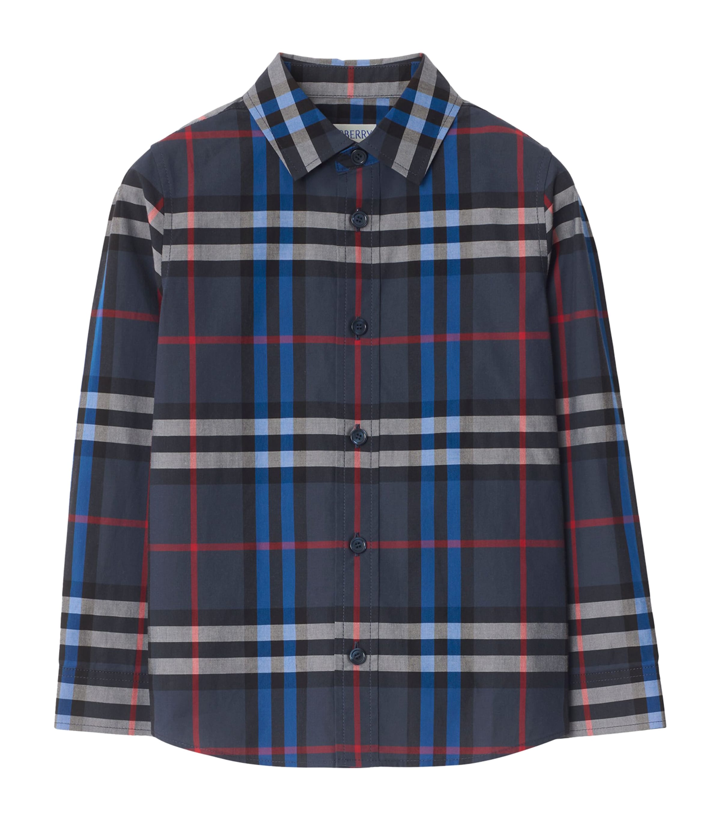 Cotton Check Button-Up Shirt (3-12 Years)