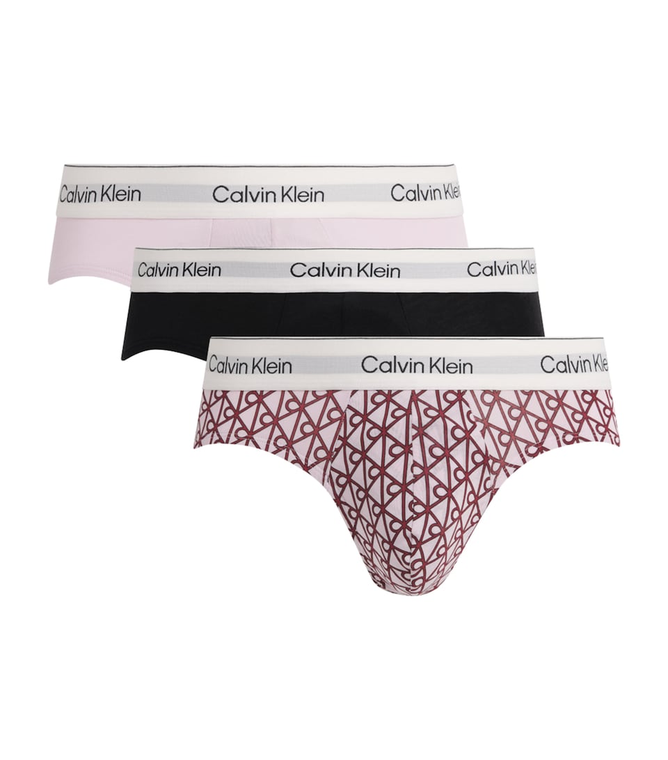 Cotton Stretch Icon Hip Briefs (Pack of 3)