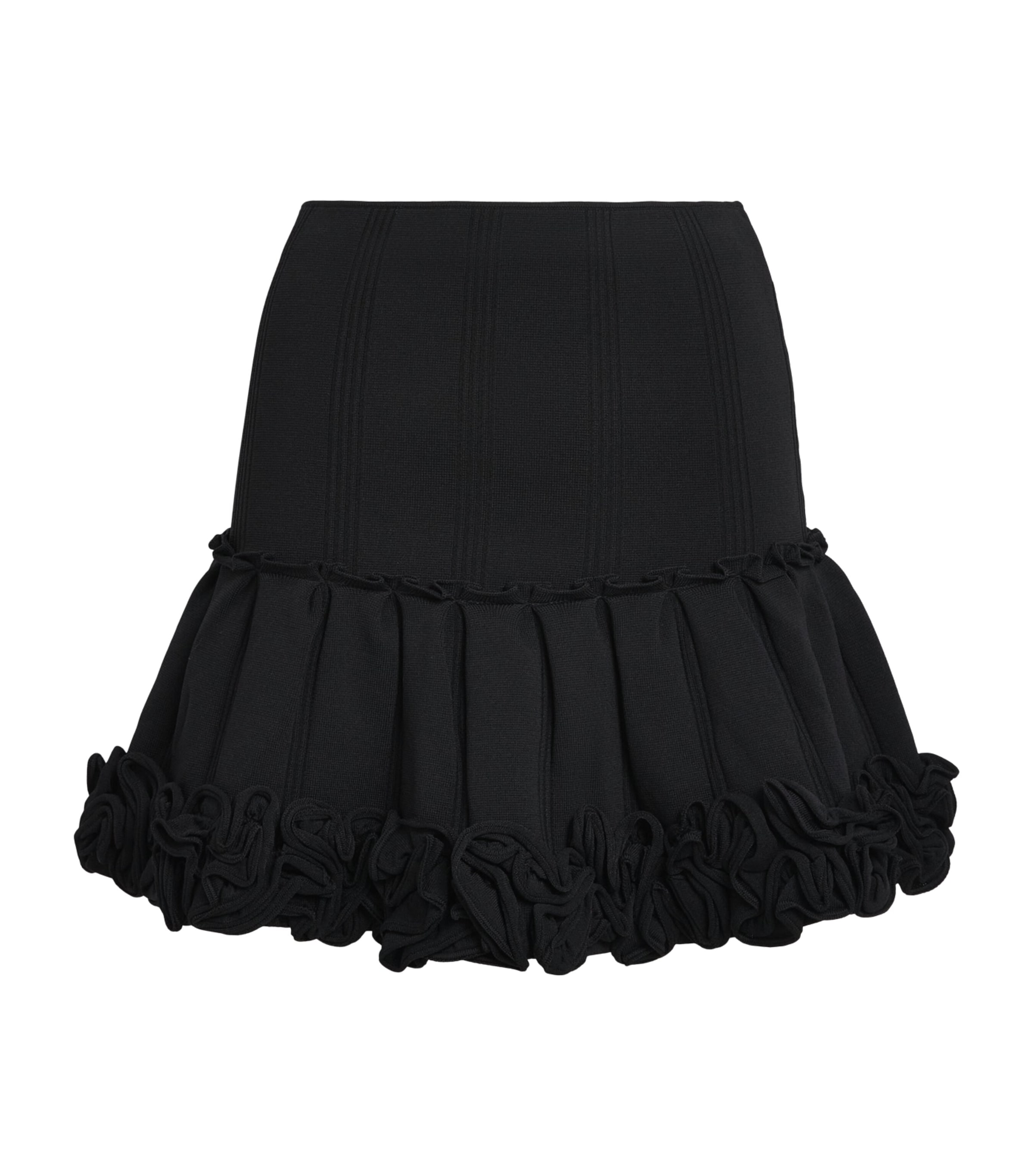 Sandro Paris Womens Pleated Mini Skirt Black